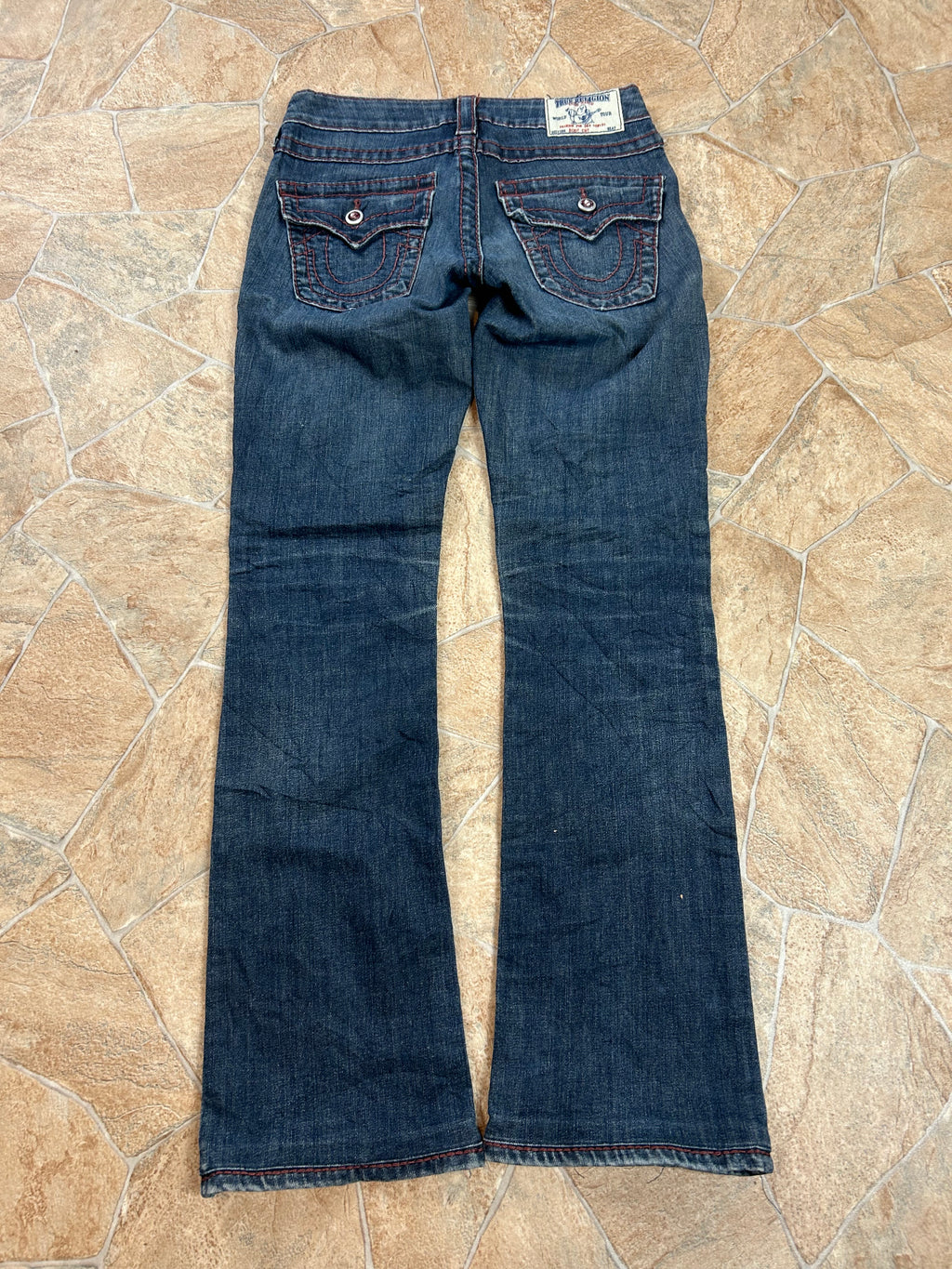 True Religion Vintage Lowwaist Bootcut Jeans, XS