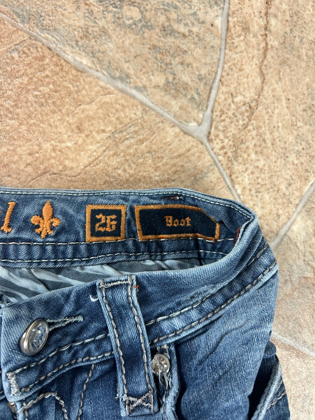 Rock Revival Vintage Flared Jeans Bootcut lowwaist, XS