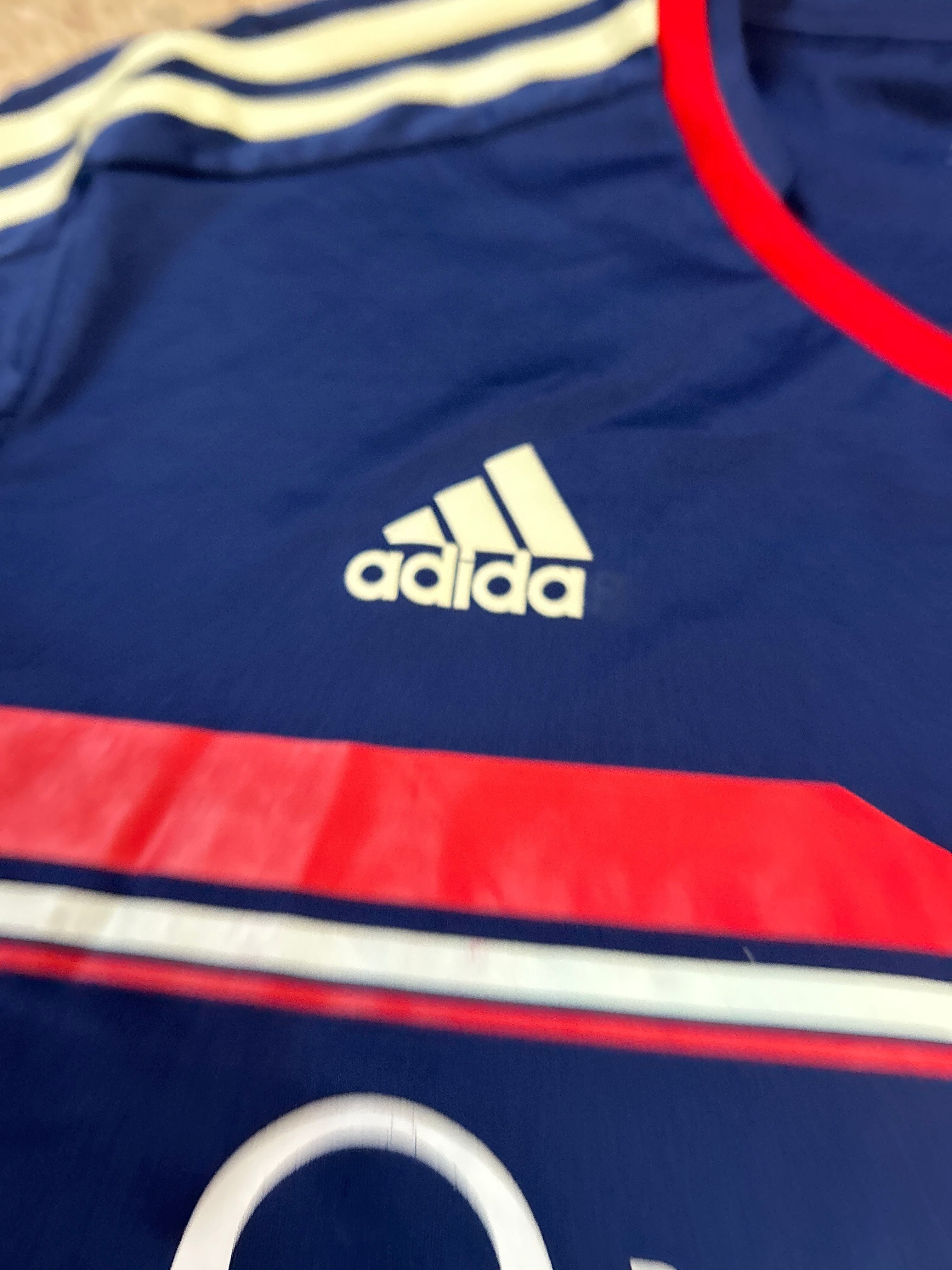 Adidas Vintage Olympique Lyon Fußball Trikot XL