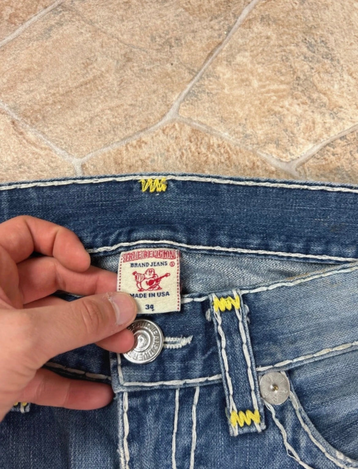 True Religion Straight Jeans Ricky Super T