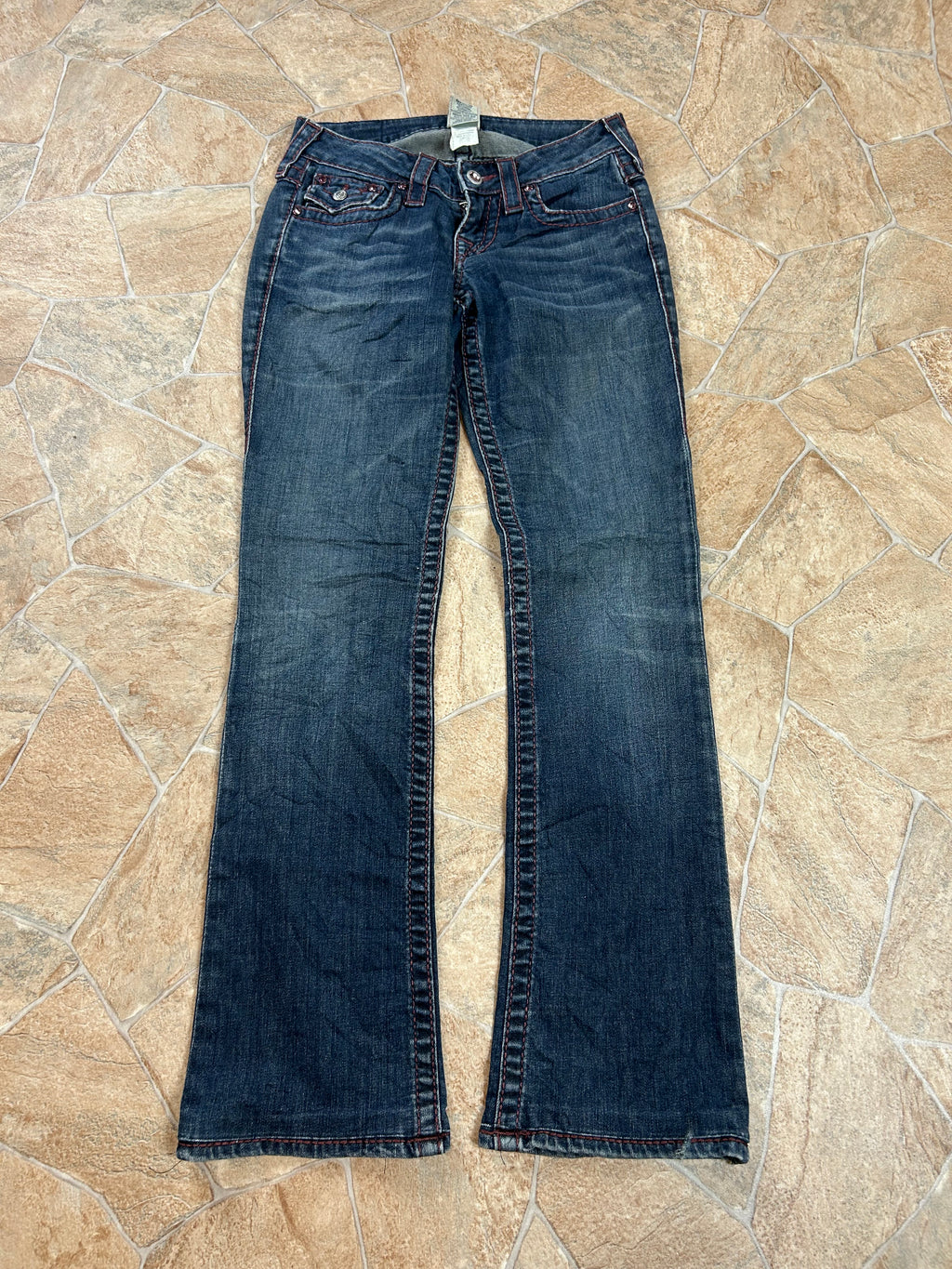 True Religion Vintage Lowwaist Bootcut Jeans, XS