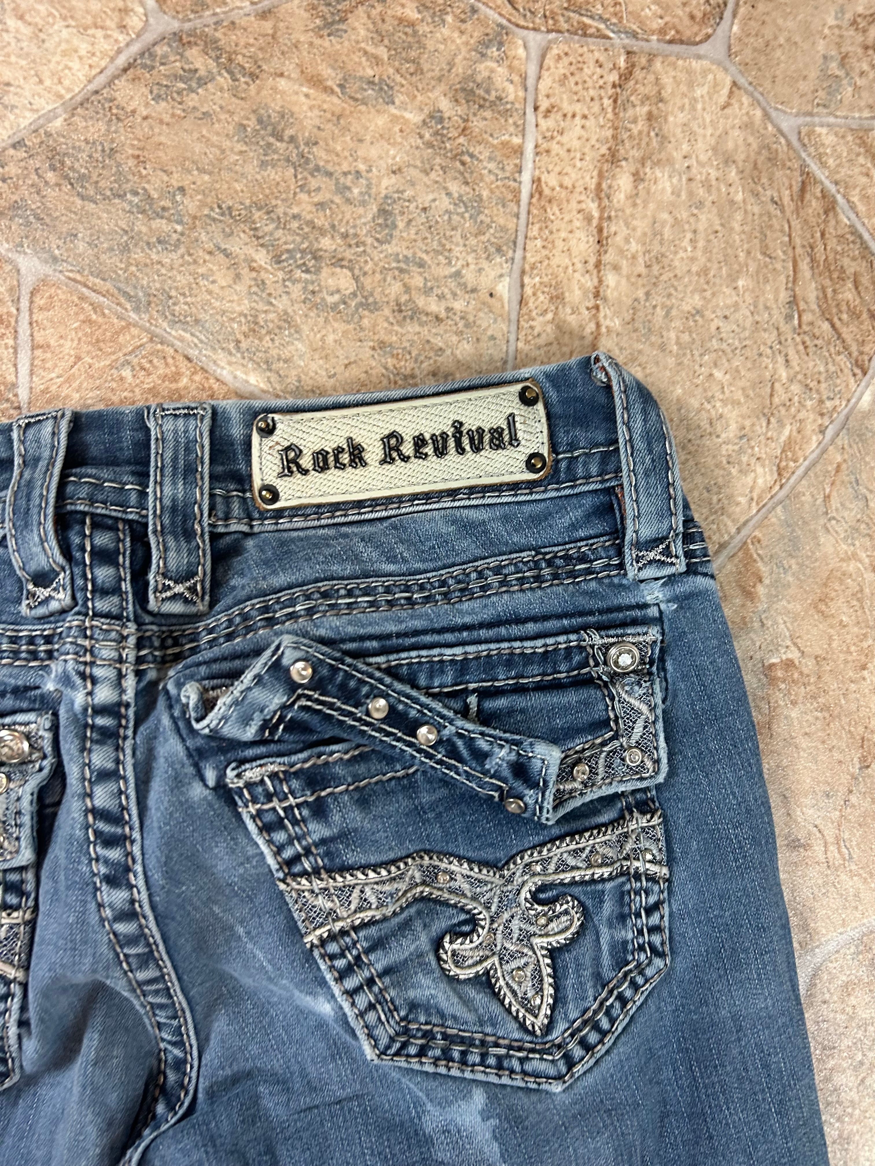 Rock Revival Vintage Flared Jeans Bootcut lowwaist, XS