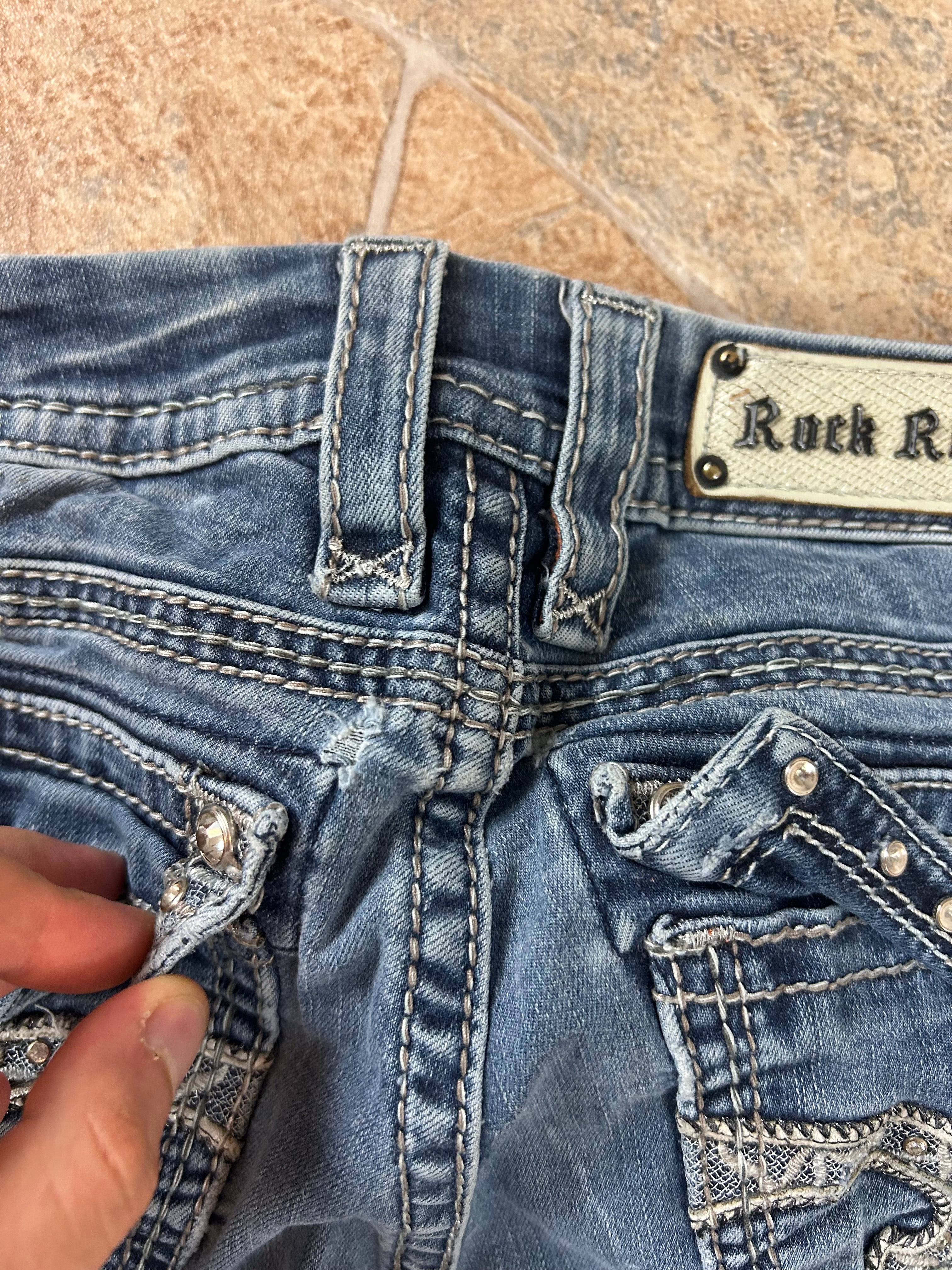 Rock Revival Vintage Flared Jeans Bootcut lowwaist, XS