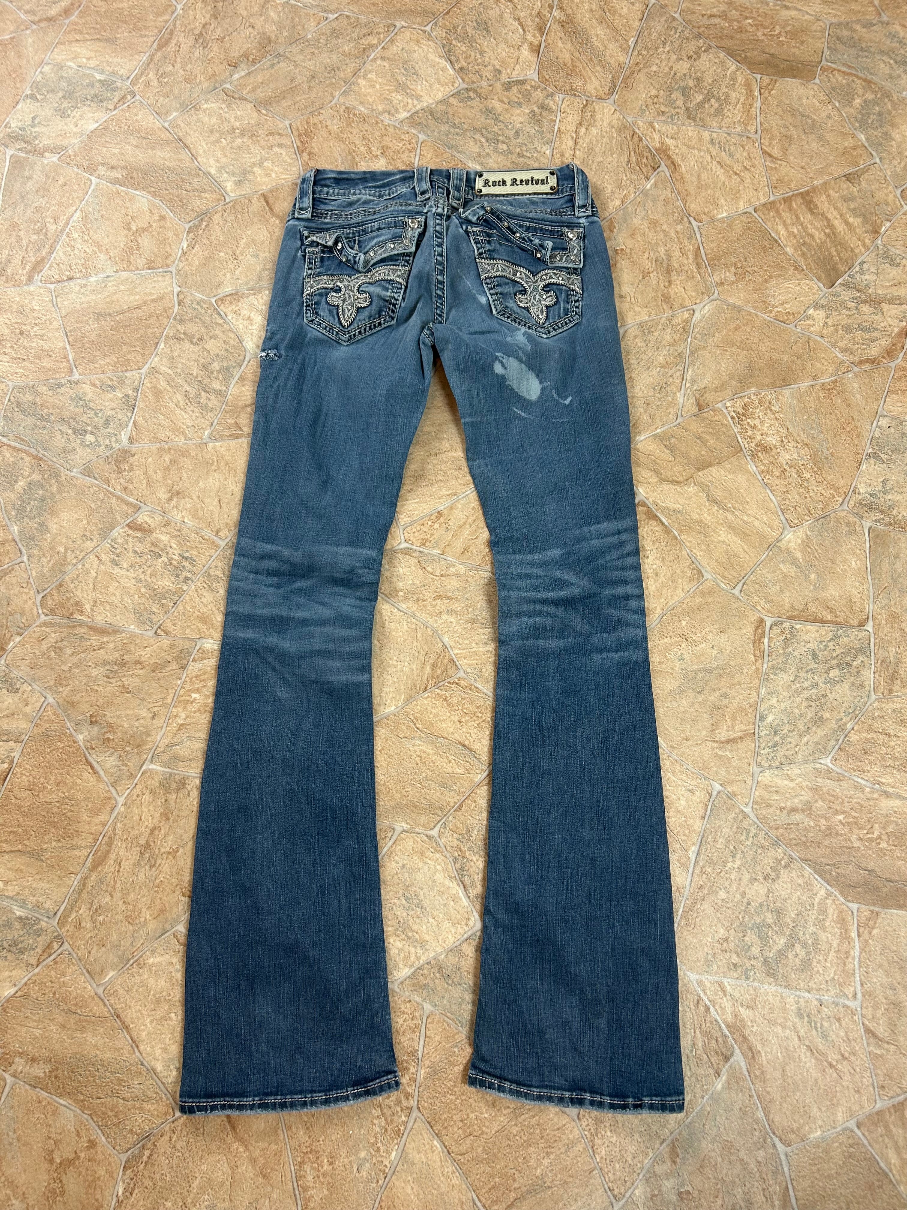 Rock Revival Vintage Flared Jeans Bootcut lowwaist, XS