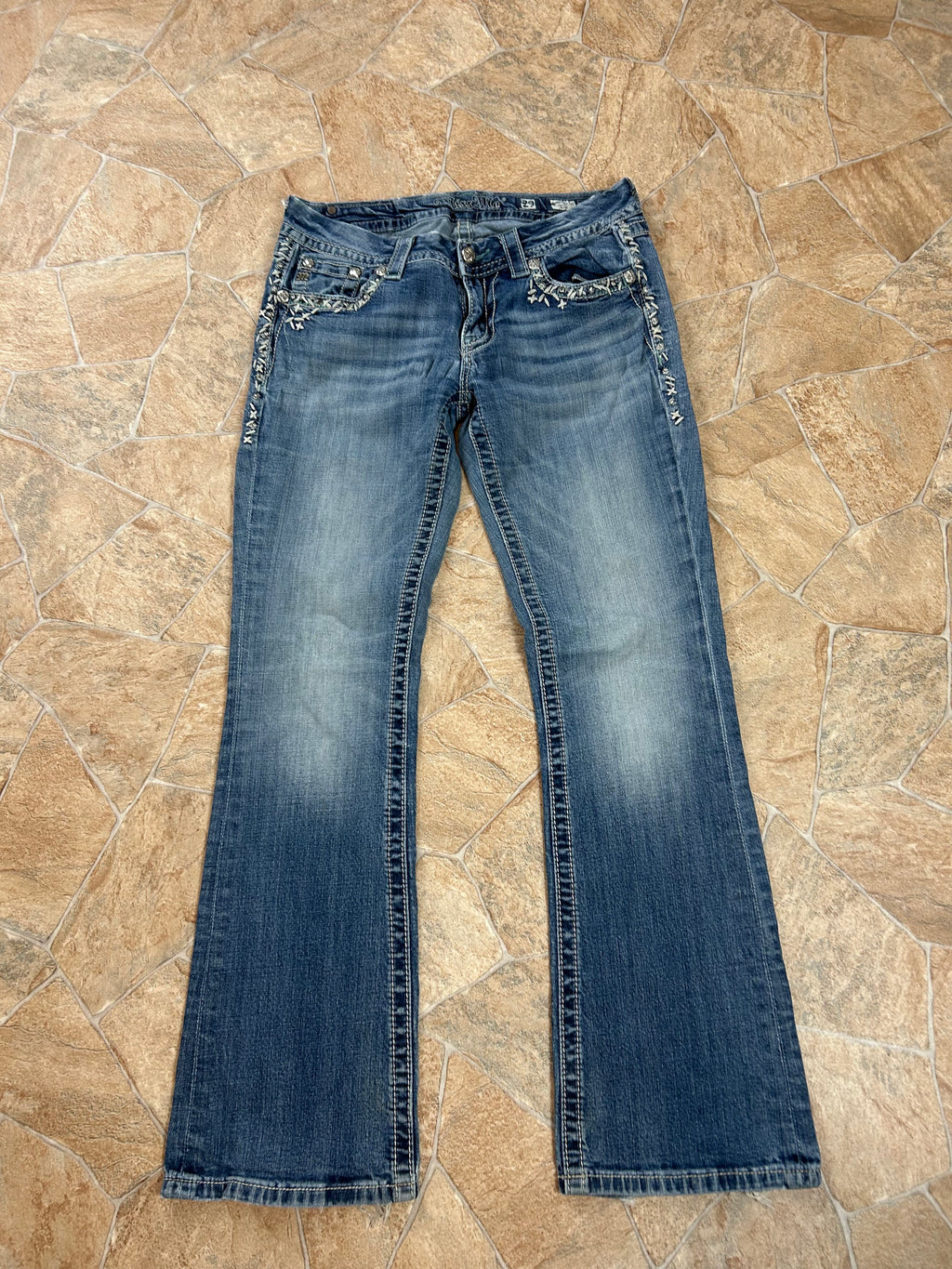 Miss Me Vintage Flared Jeans Bootcut lowwaist, S