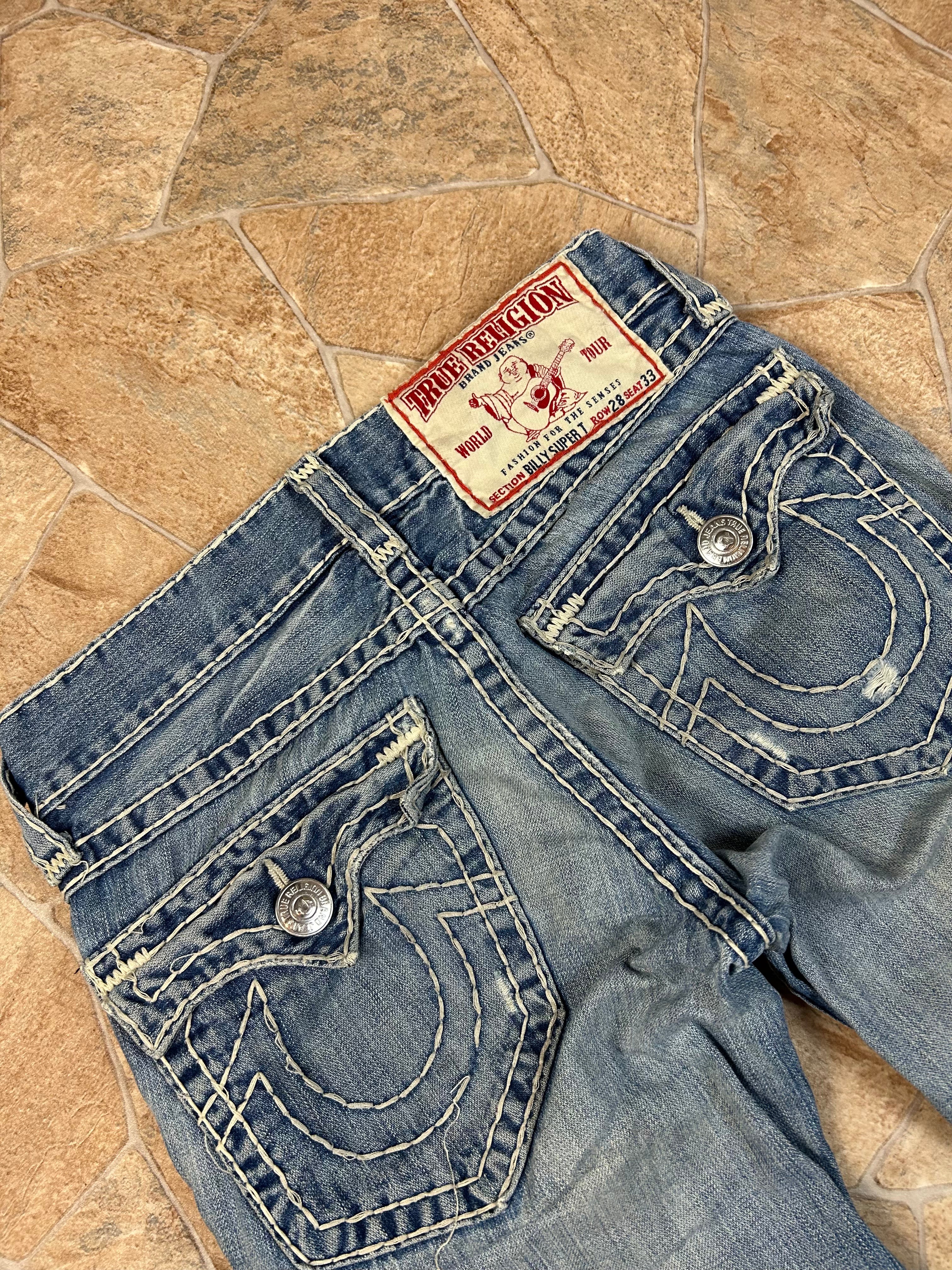 True Religion Vintage Straight/Baggy Jeans Billy Super T, M