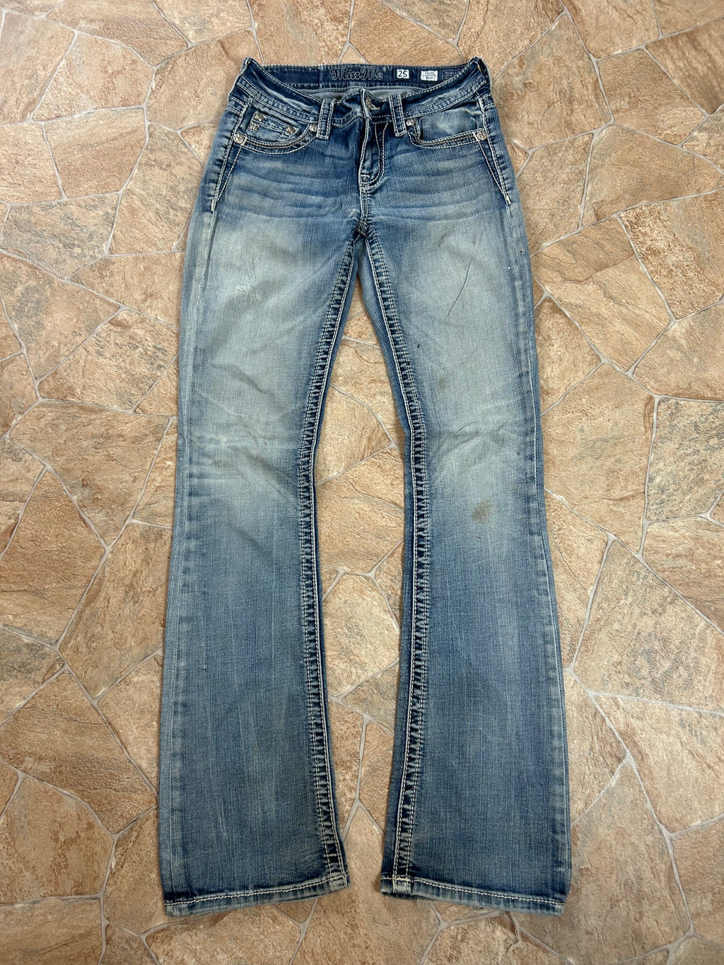 Miss Me Vintage Flared Jeans Bootcut lowwaist, XS