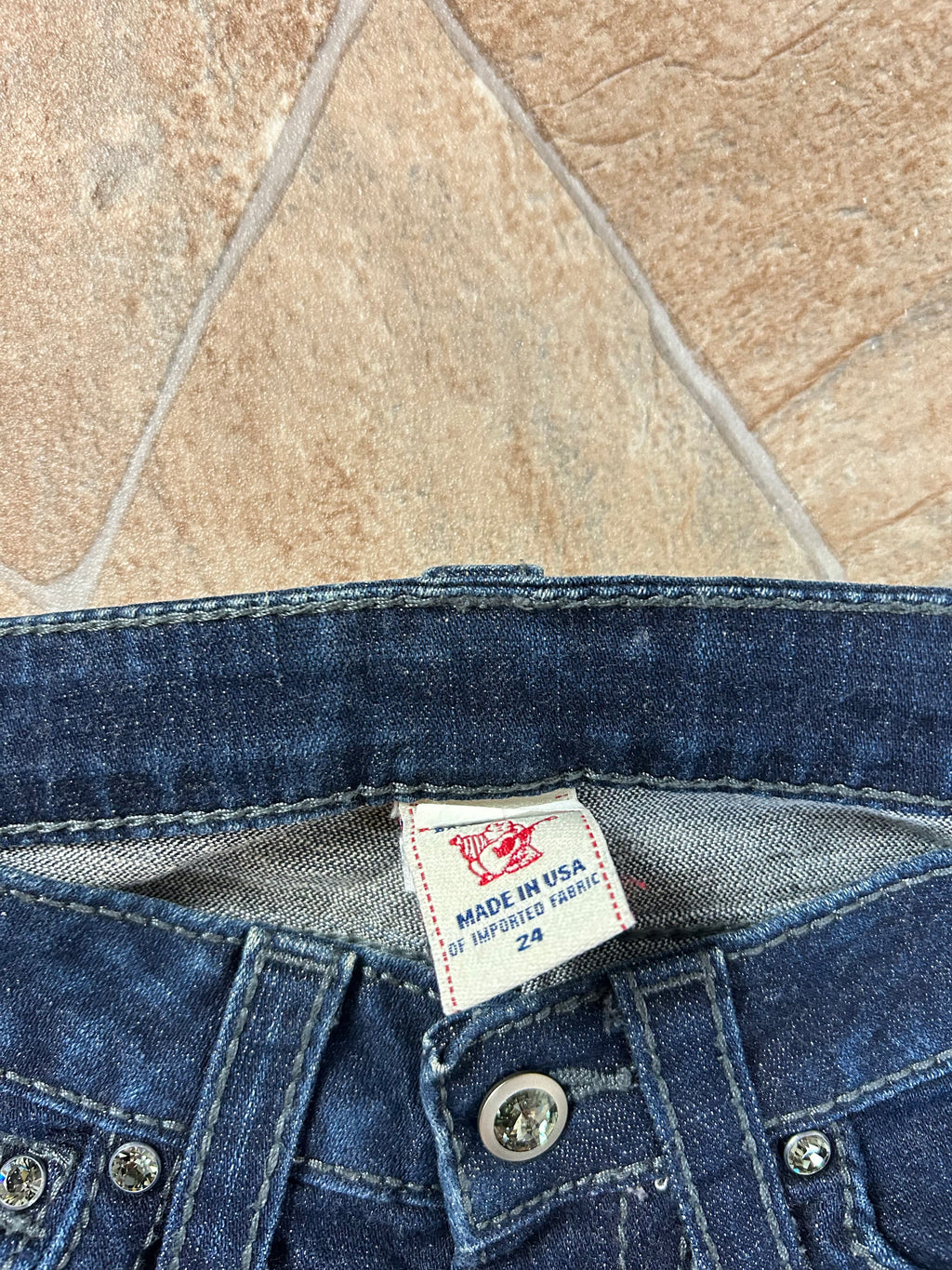 True Religion Vintage Flared Jeans Bootcut Schlaghose lowwaist Disco Joey selten, XS