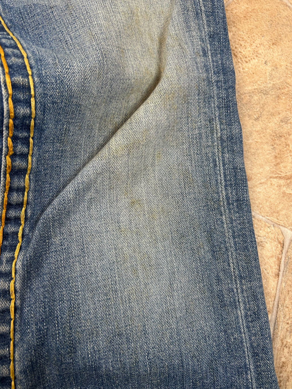 True Religion Vintage Straight Baggy Jeans Billy Super T, M