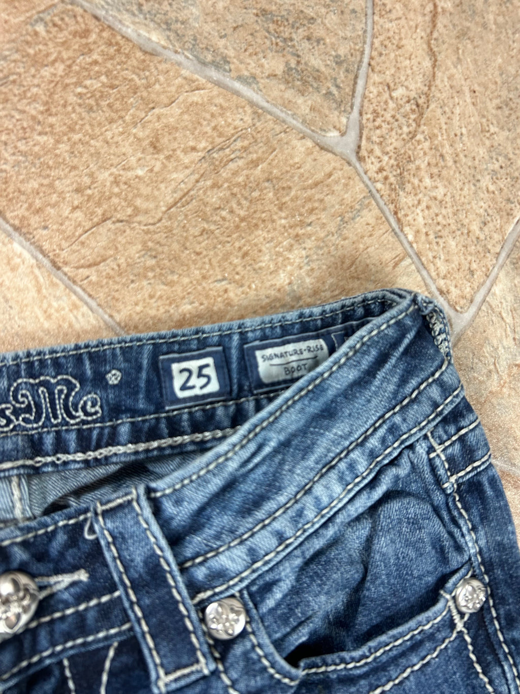 Miss Me Vintage Flared Jeans Bootcut lowwaist, XS