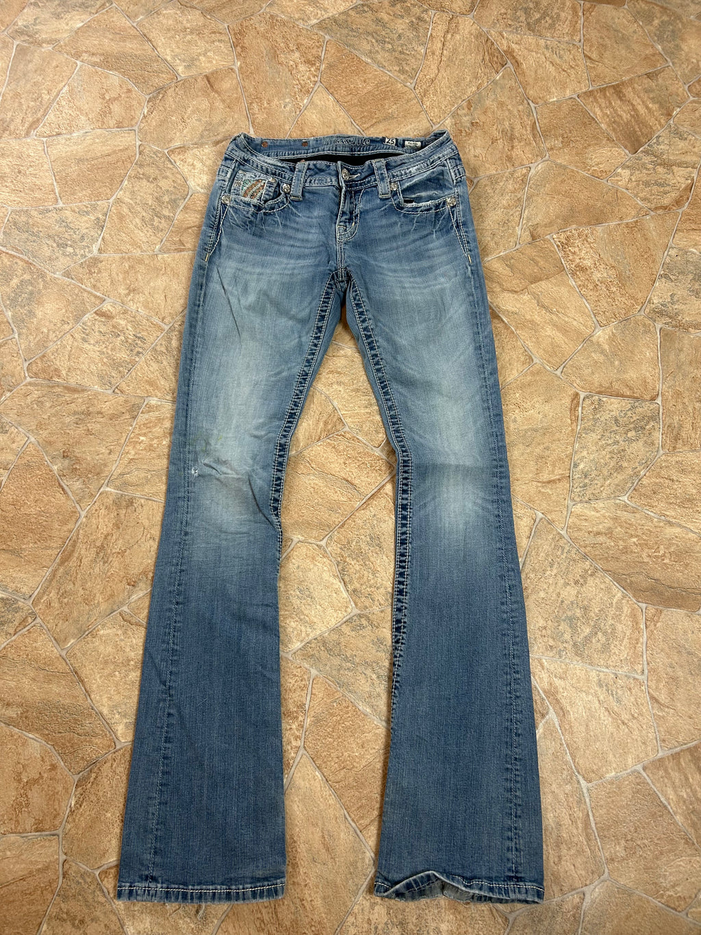 Miss Me Vintage Flared Jeans Bootcut lowwaist, XS