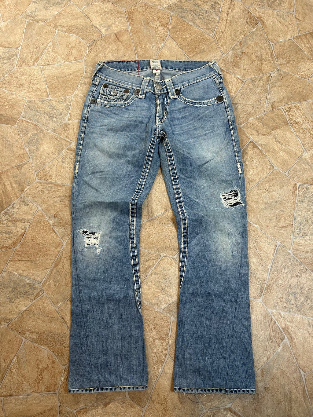 True Religion Vintage Flared Jeans Schlaghose Joey Super T, M