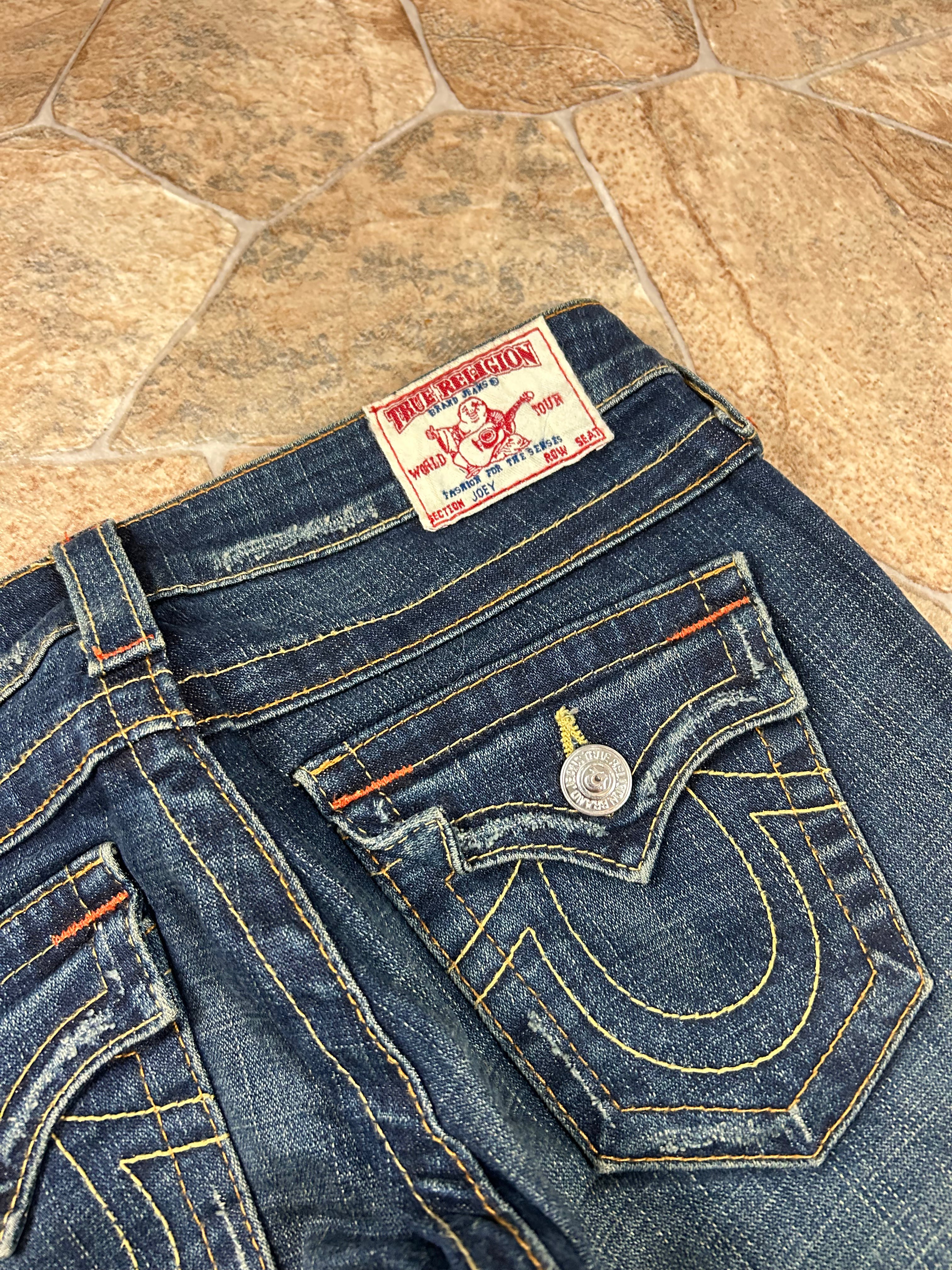 True Religion Flared Jeans Bootcut Lowwaist Joey, XS