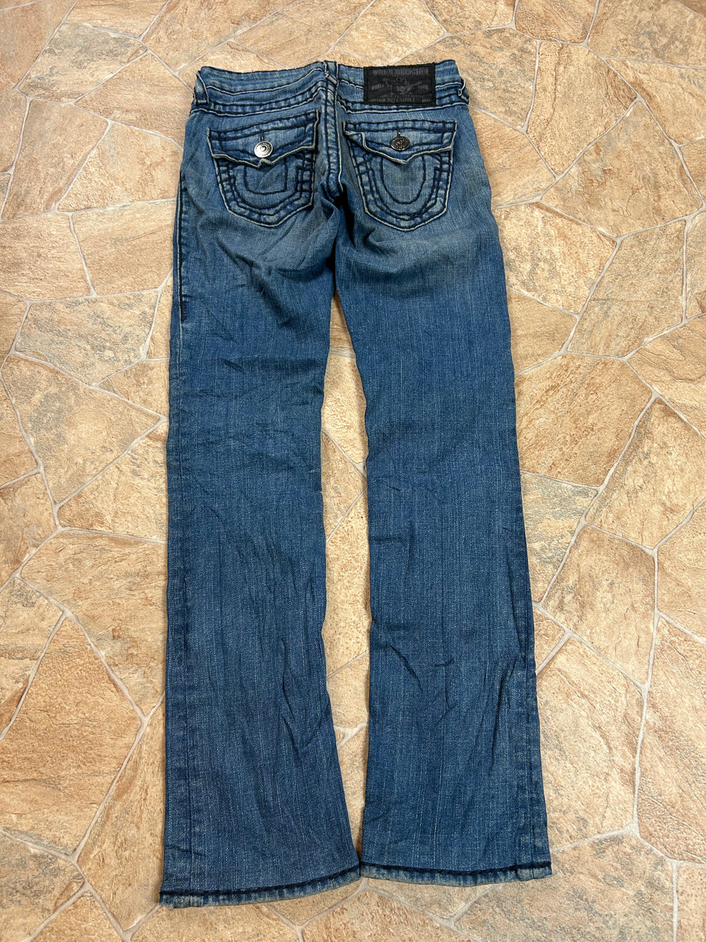 True Religion Straight Jeans Bootcut Billy Super T, XS