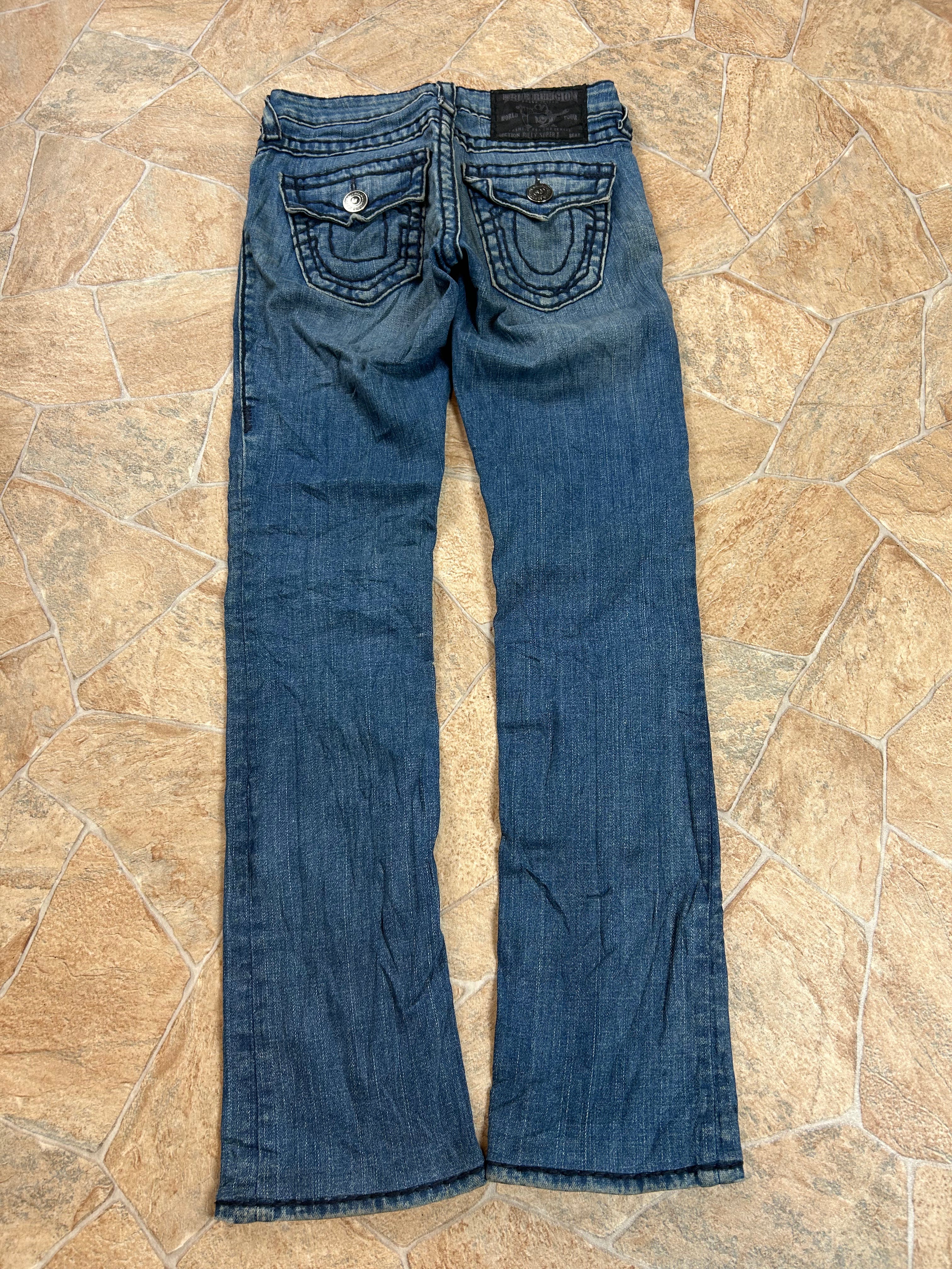 True Religion Straight Jeans Bootcut Billy Super T, XS