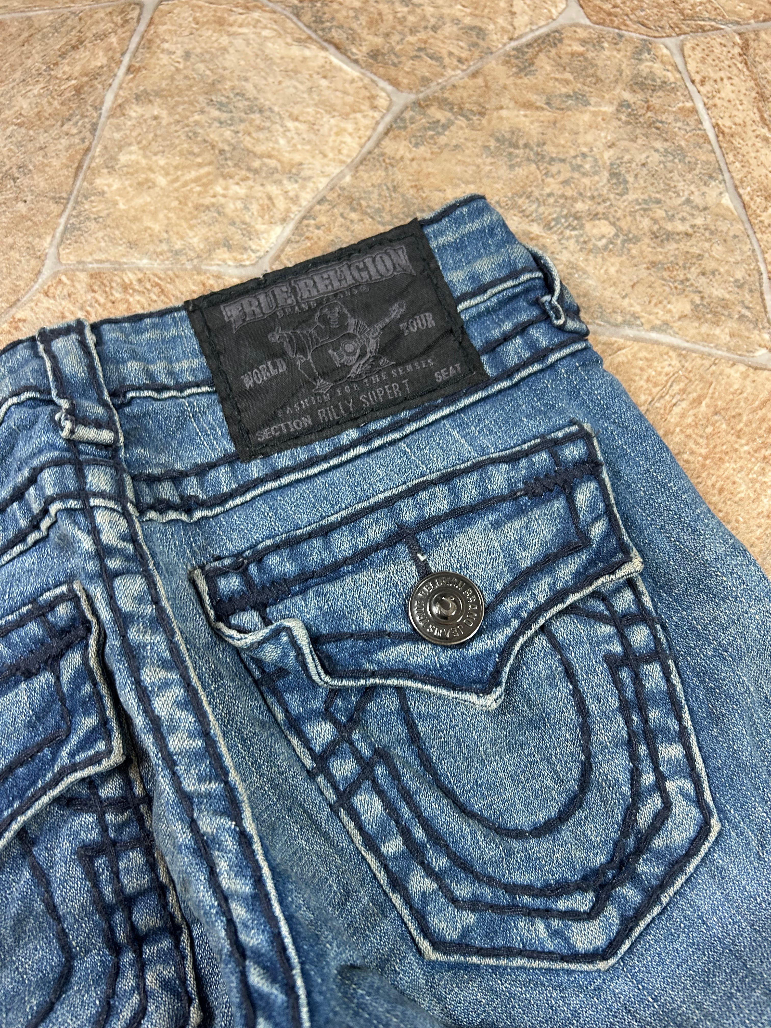 True Religion Straight Jeans Bootcut Billy Super T, XS