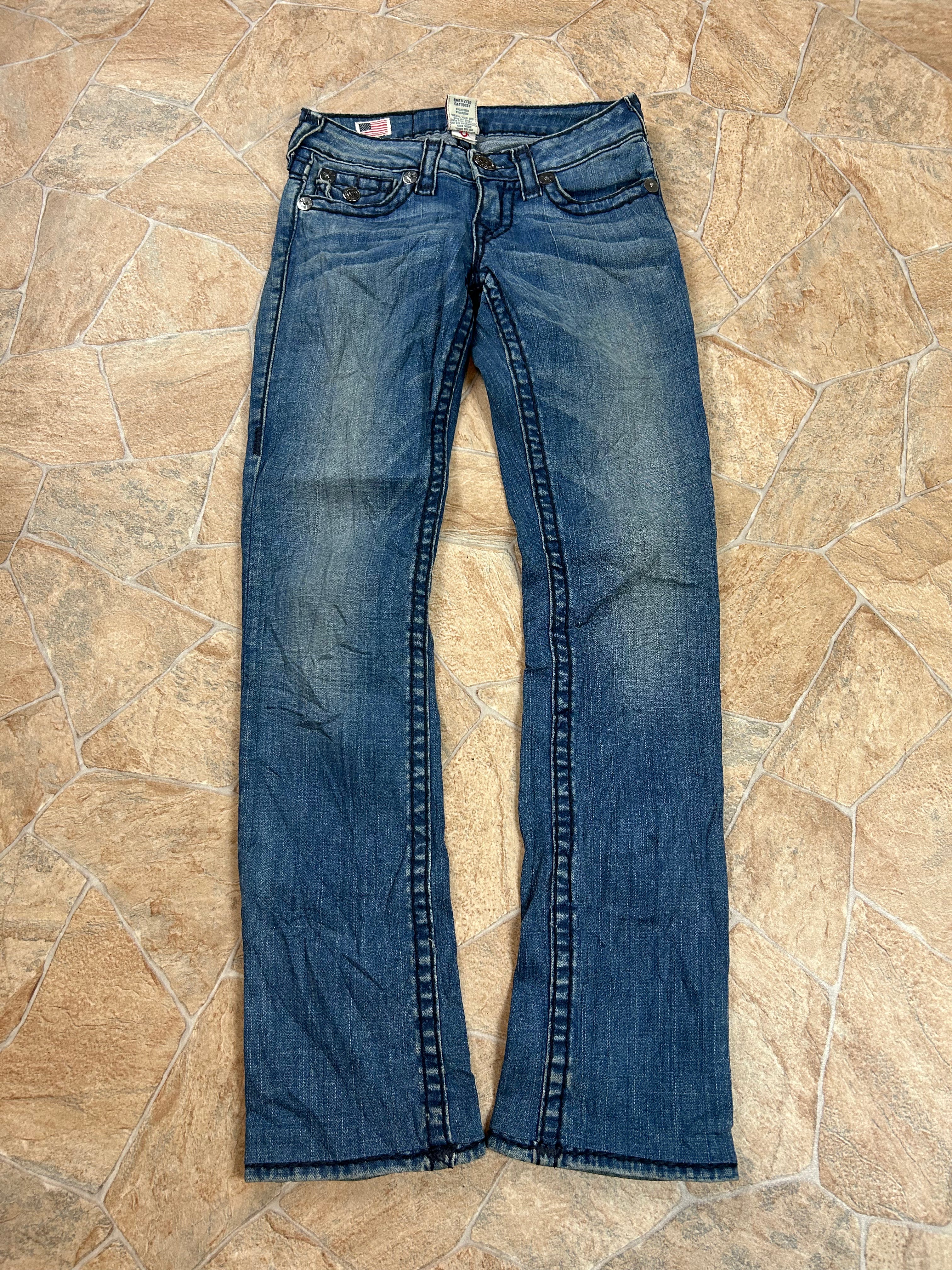 True Religion Straight Jeans Bootcut Billy Super T, XS