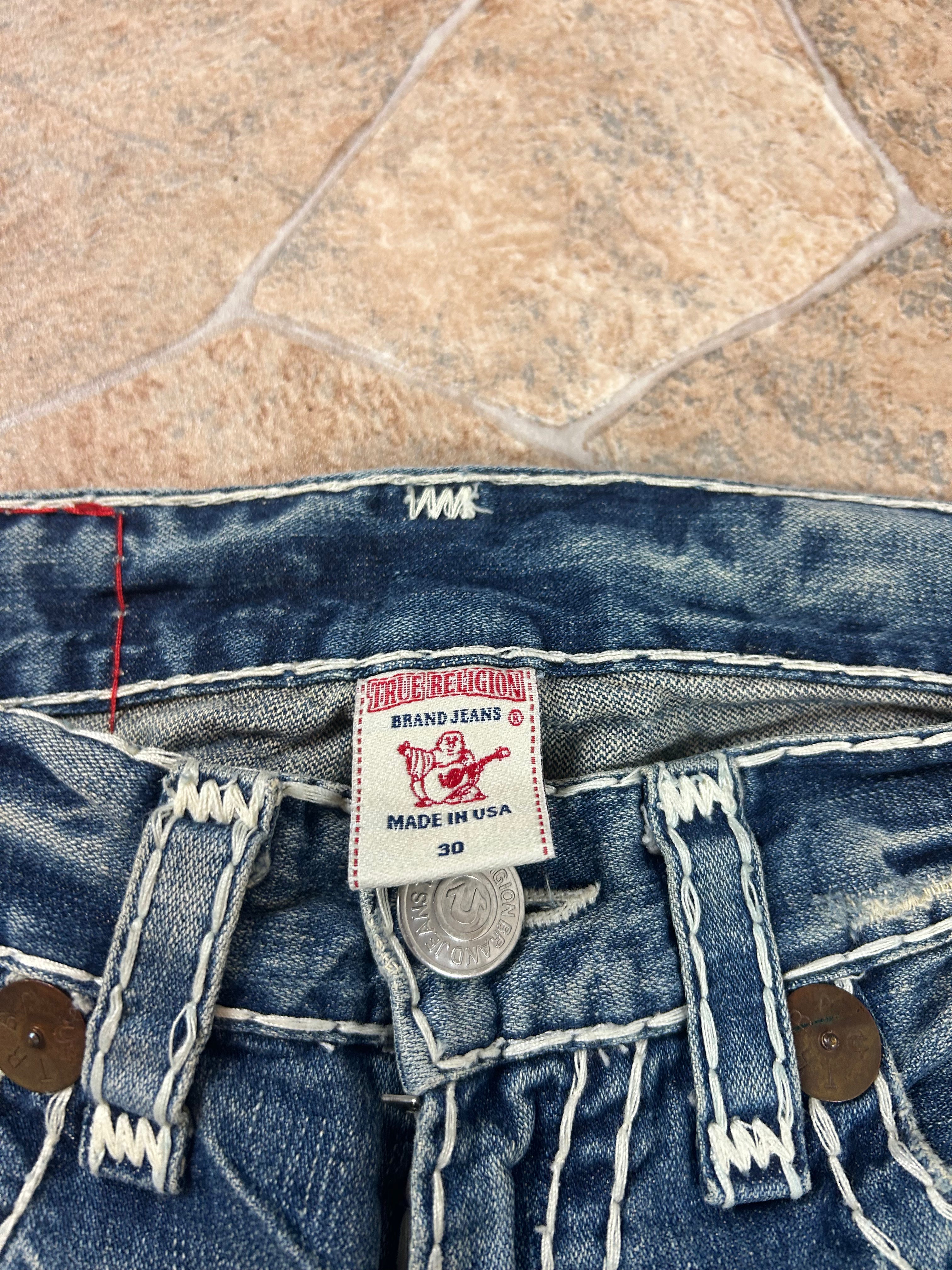 True Religion Vintage Flared Bootcut Jeans Joey Super T, M
