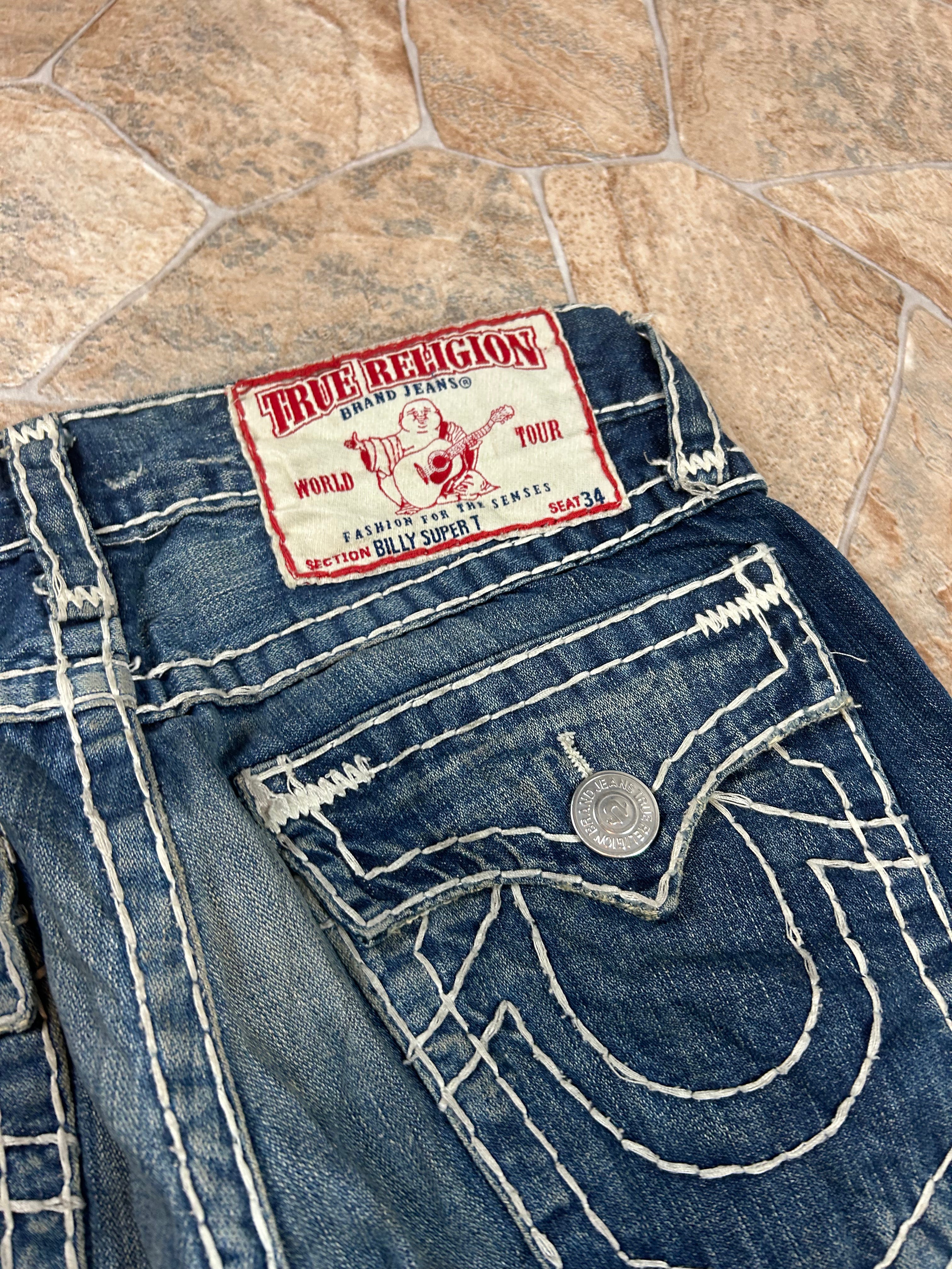 True Religion Vintage Straight Jeans Billy Super T, M