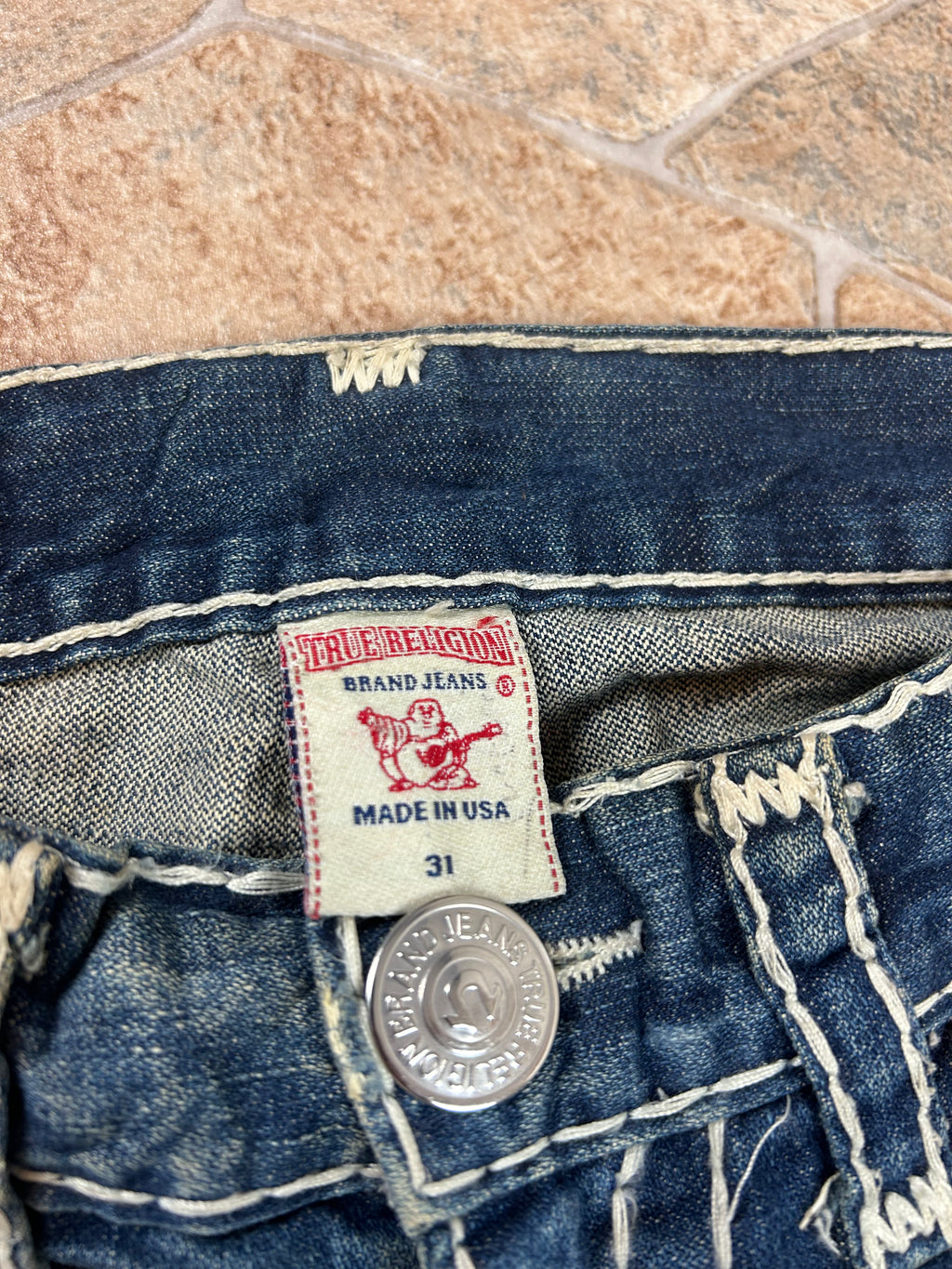 True Religion Vintage Straight Jeans Billy Super T, M