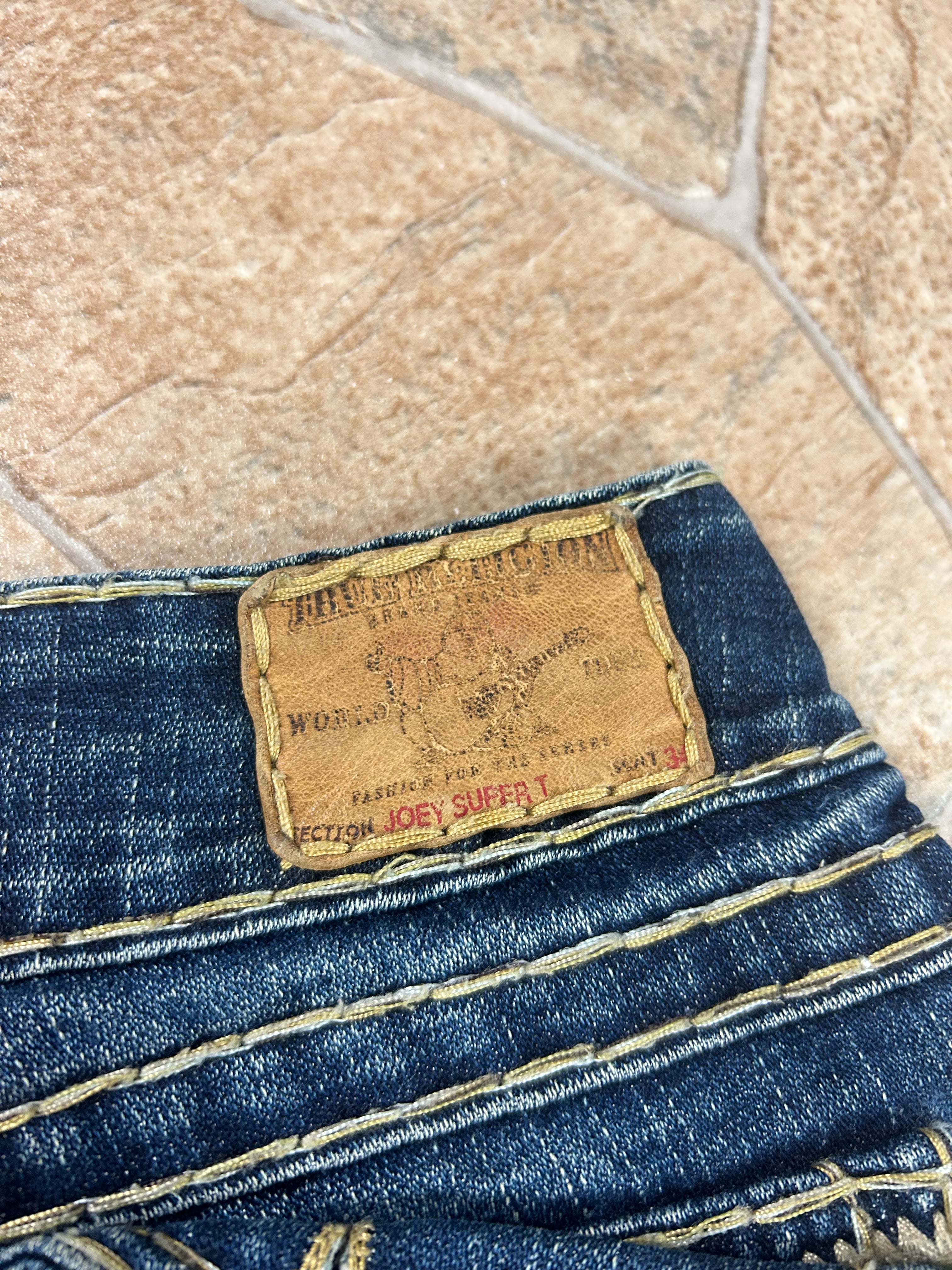 True Religion Vintage Flared Bootcut Jeans lowwaist Joey Super T, S
