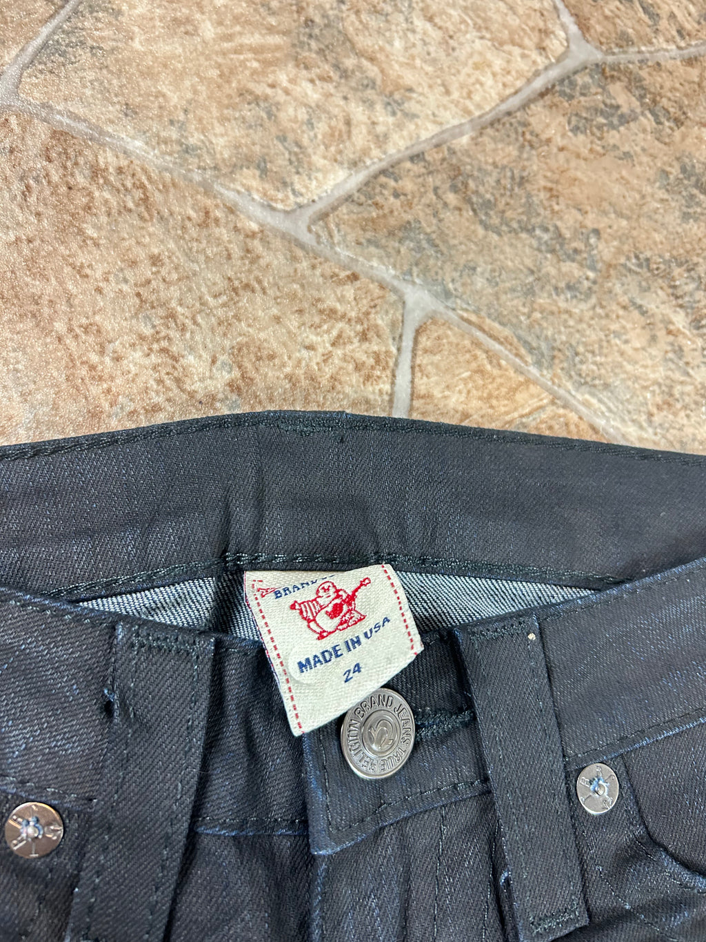 True Religion Vintage Straight Jeans Bootcut lowwaist Billy, XS
