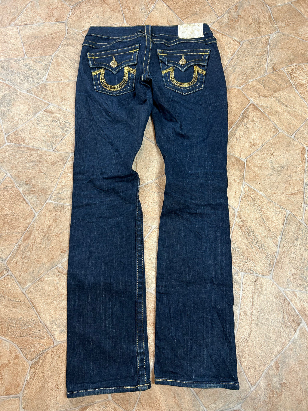 True Religion Vintage Straight Jeans Bootcut lowwaist Rainbow Billy, S