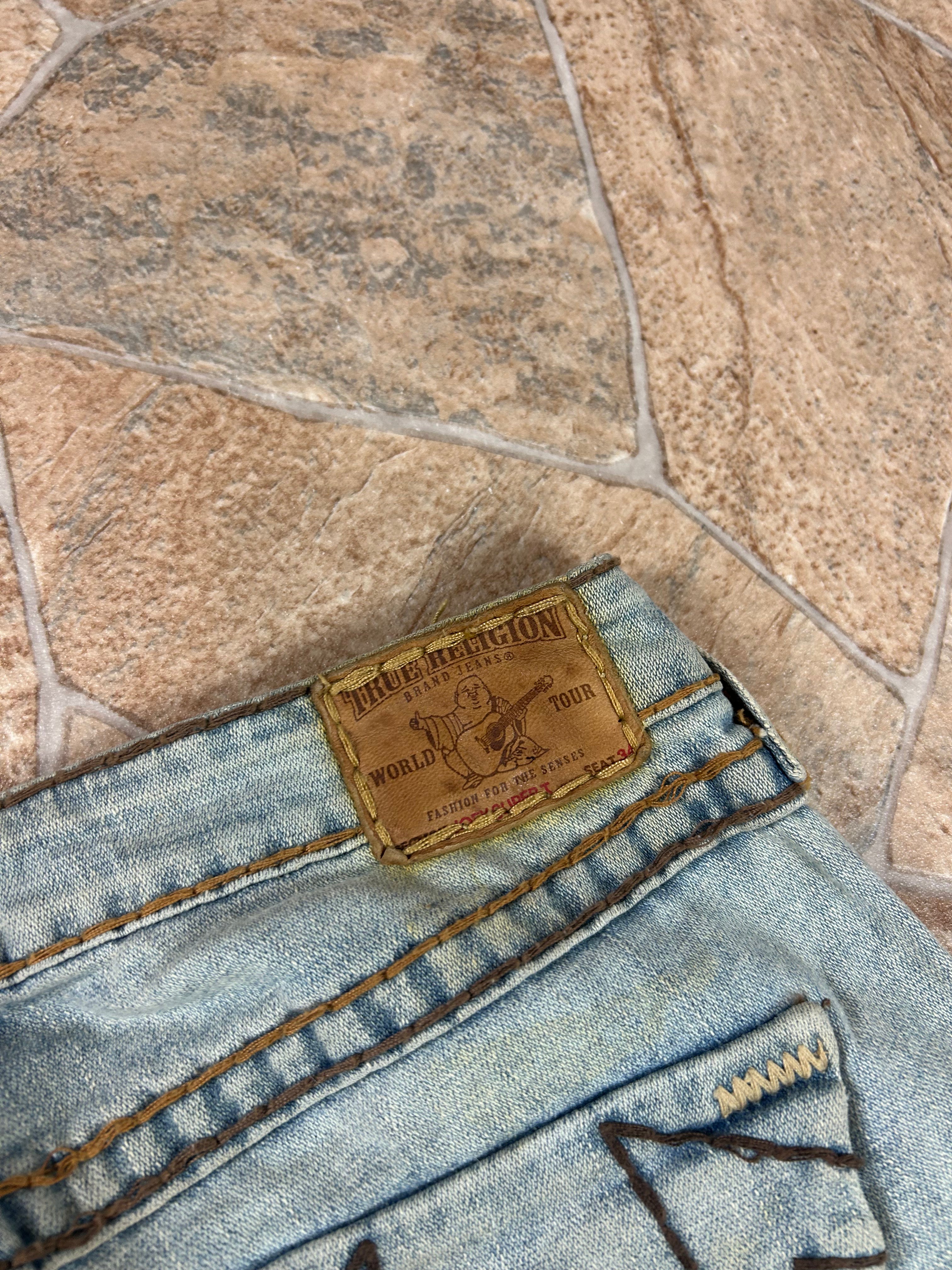 True Religion Vintage Flared Bootcut Jeans Lowwaist Joey Super T, XS