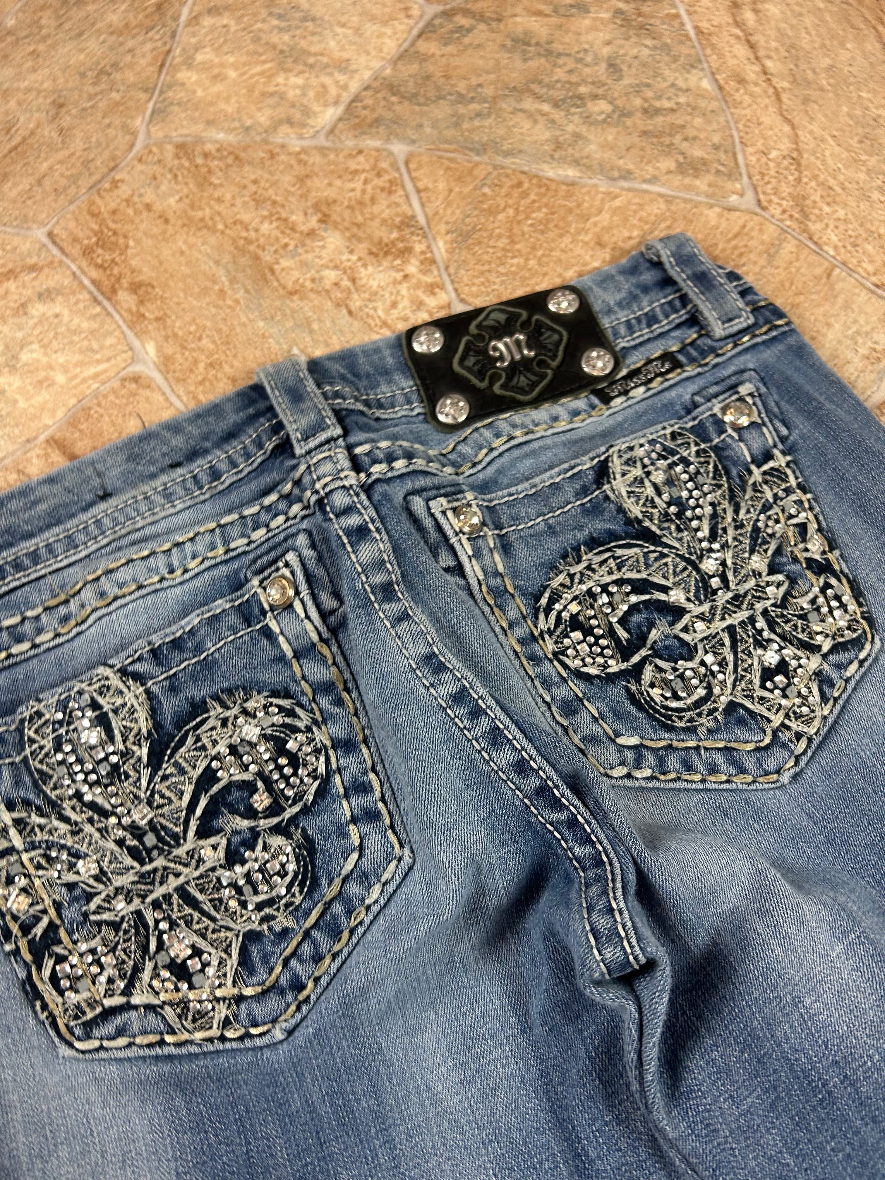 Miss Me Vintage Flared Slim Bootcut Jeans, M