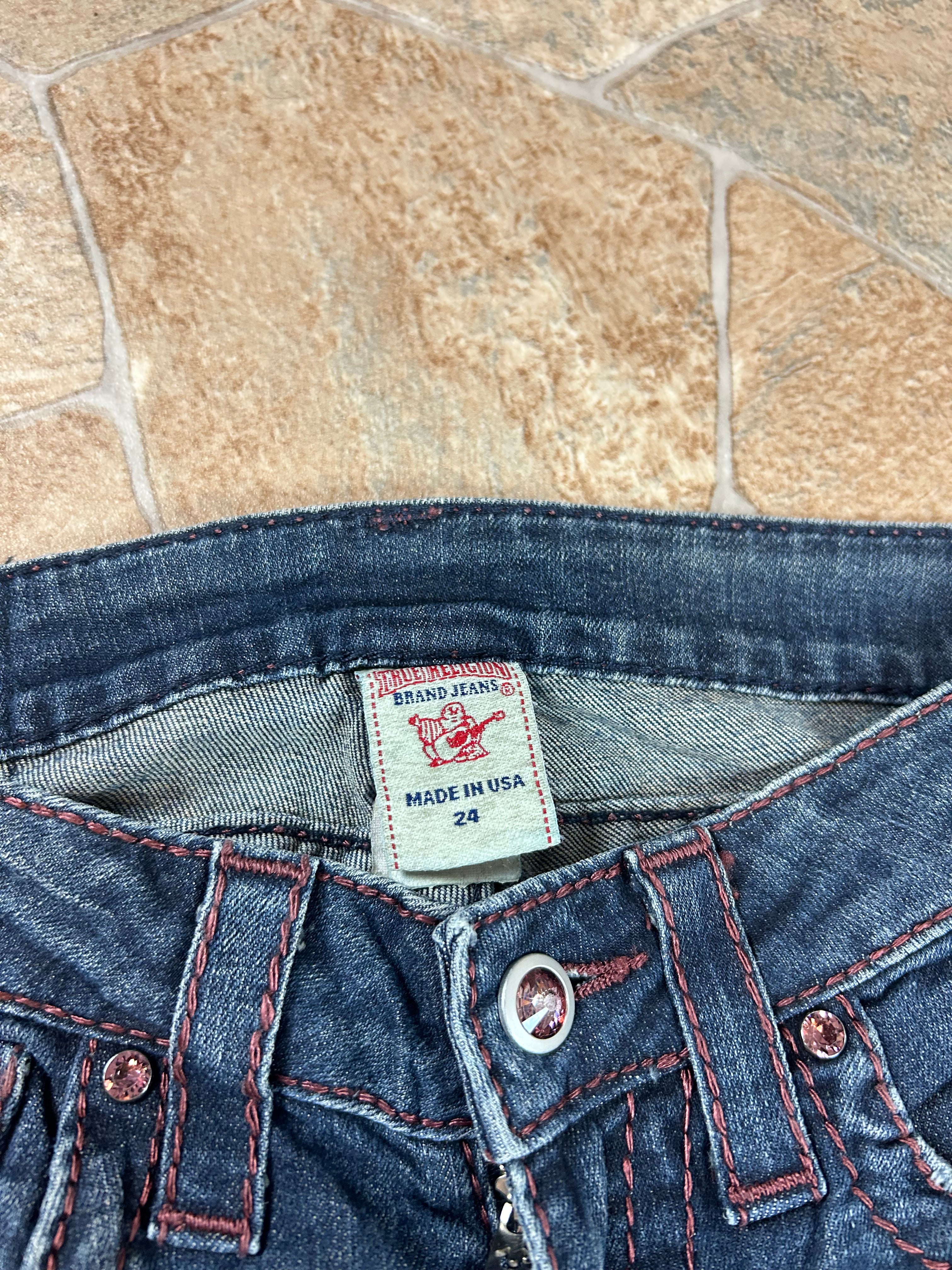 True Religion Vintage Bootcut Jeans lowwaist, XS