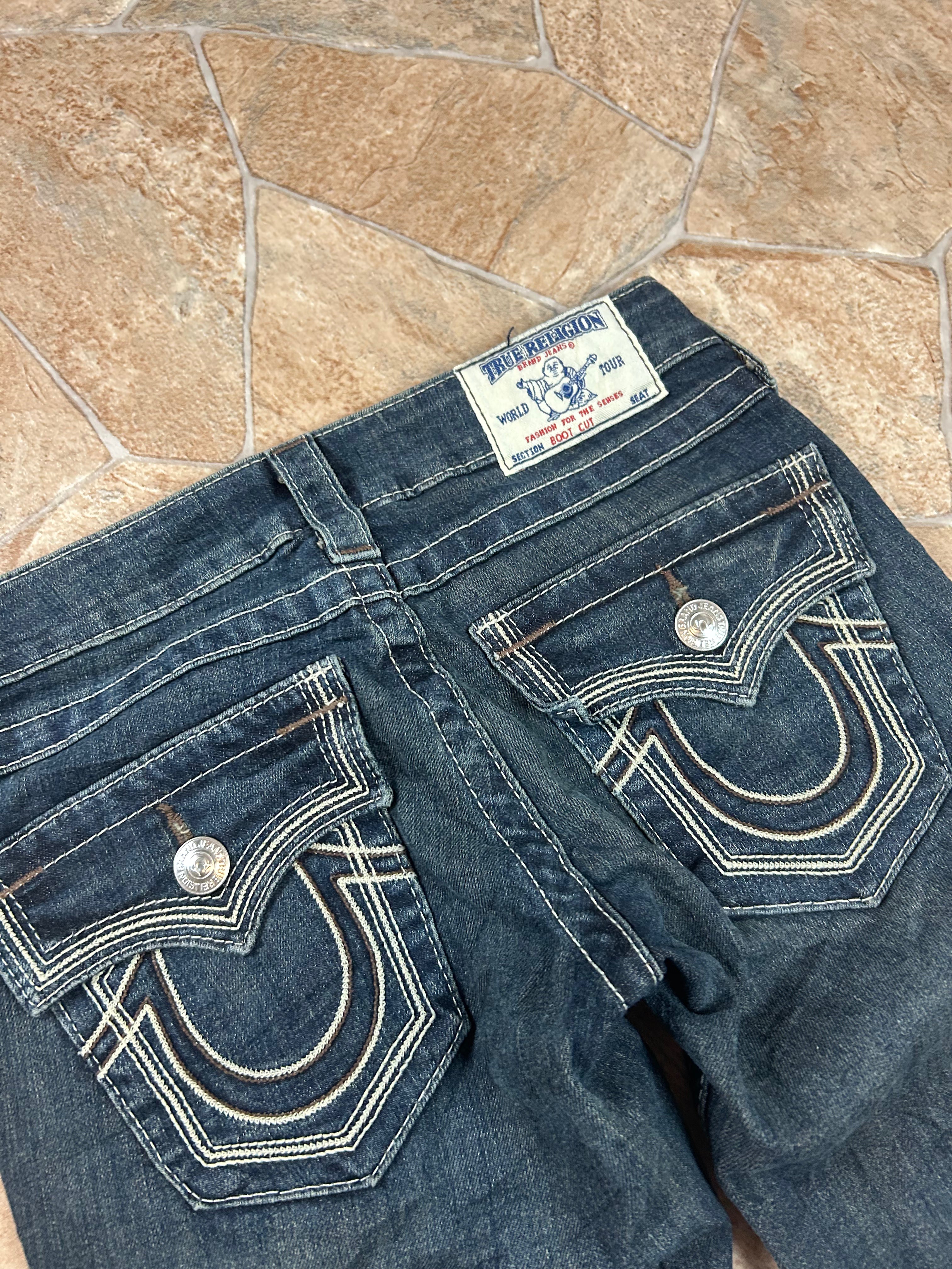 True Religion Vintage Bootcut Jeans lowwaist, XS