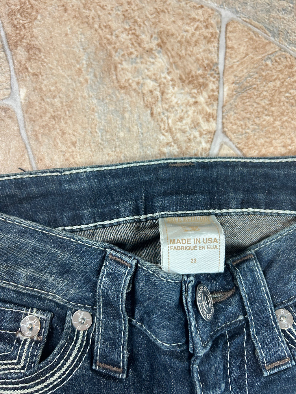 True Religion Vintage Bootcut Jeans lowwaist, XS