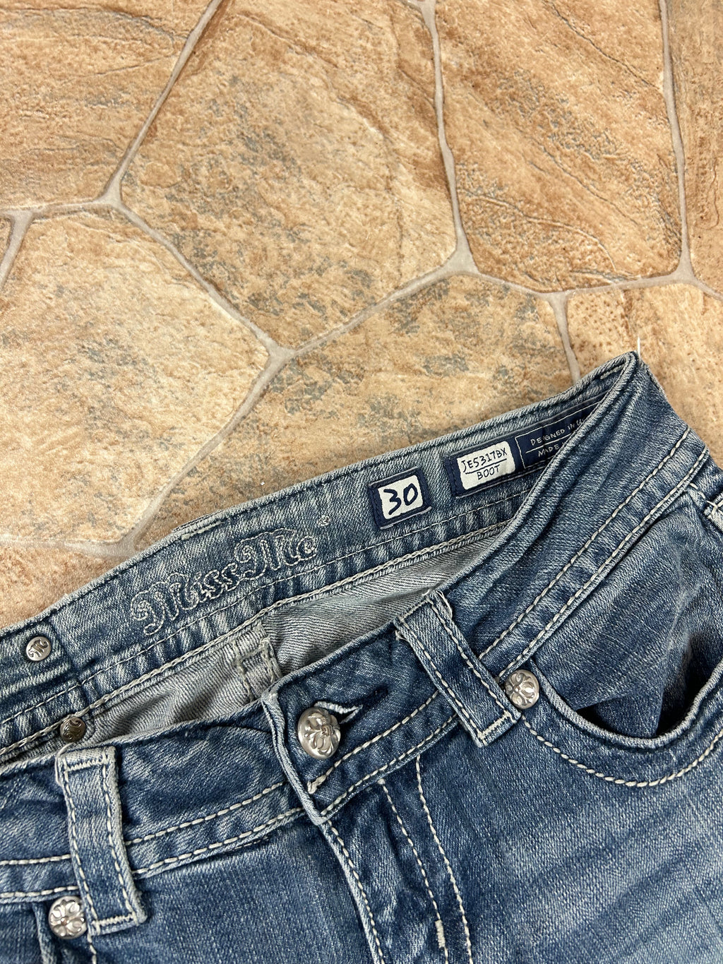 Miss Me Vintage Flared Jeans lowwaist, M