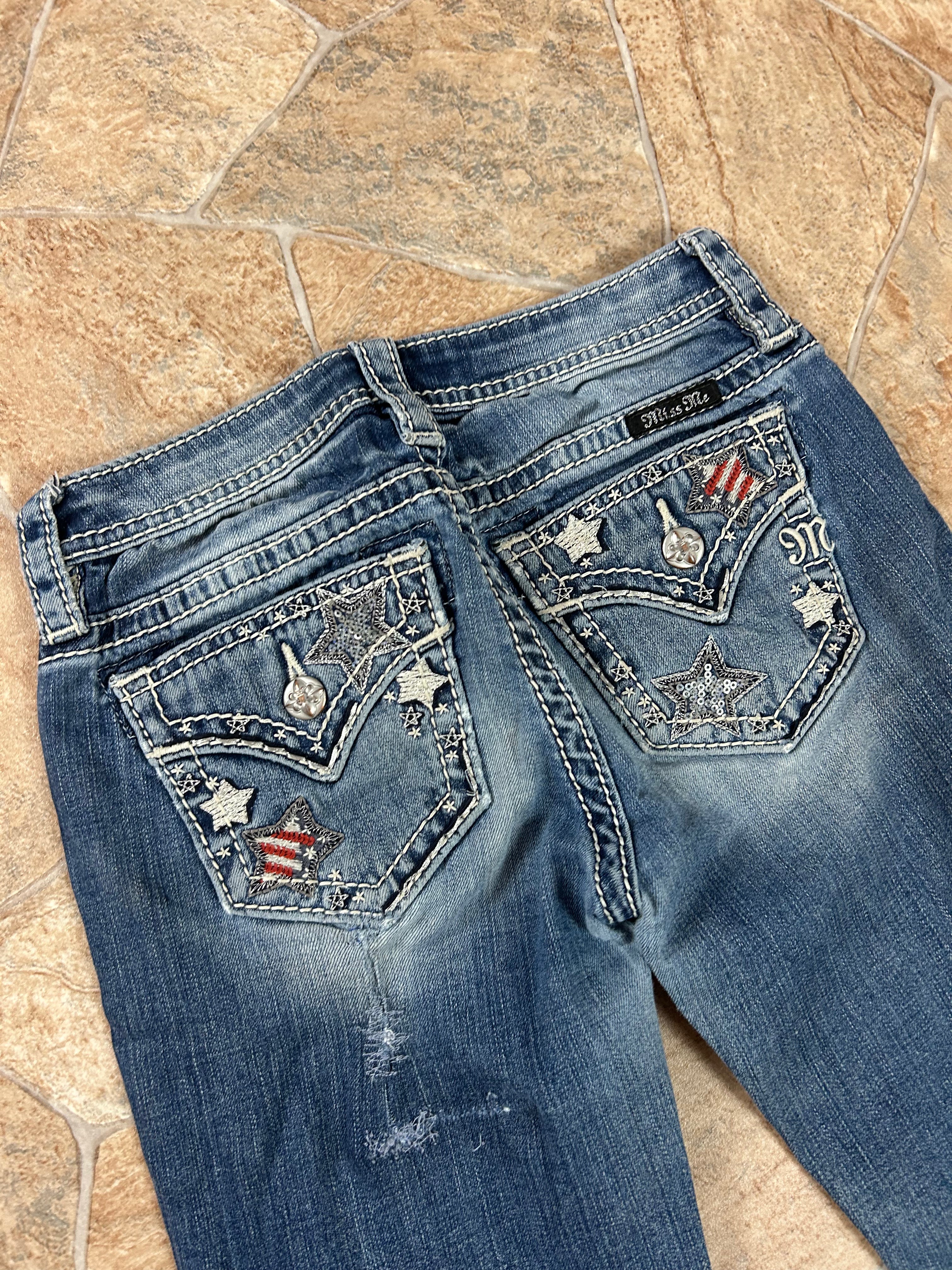 Miss Me Vintage Flared Jeans Bootcut lowwaist, XXS