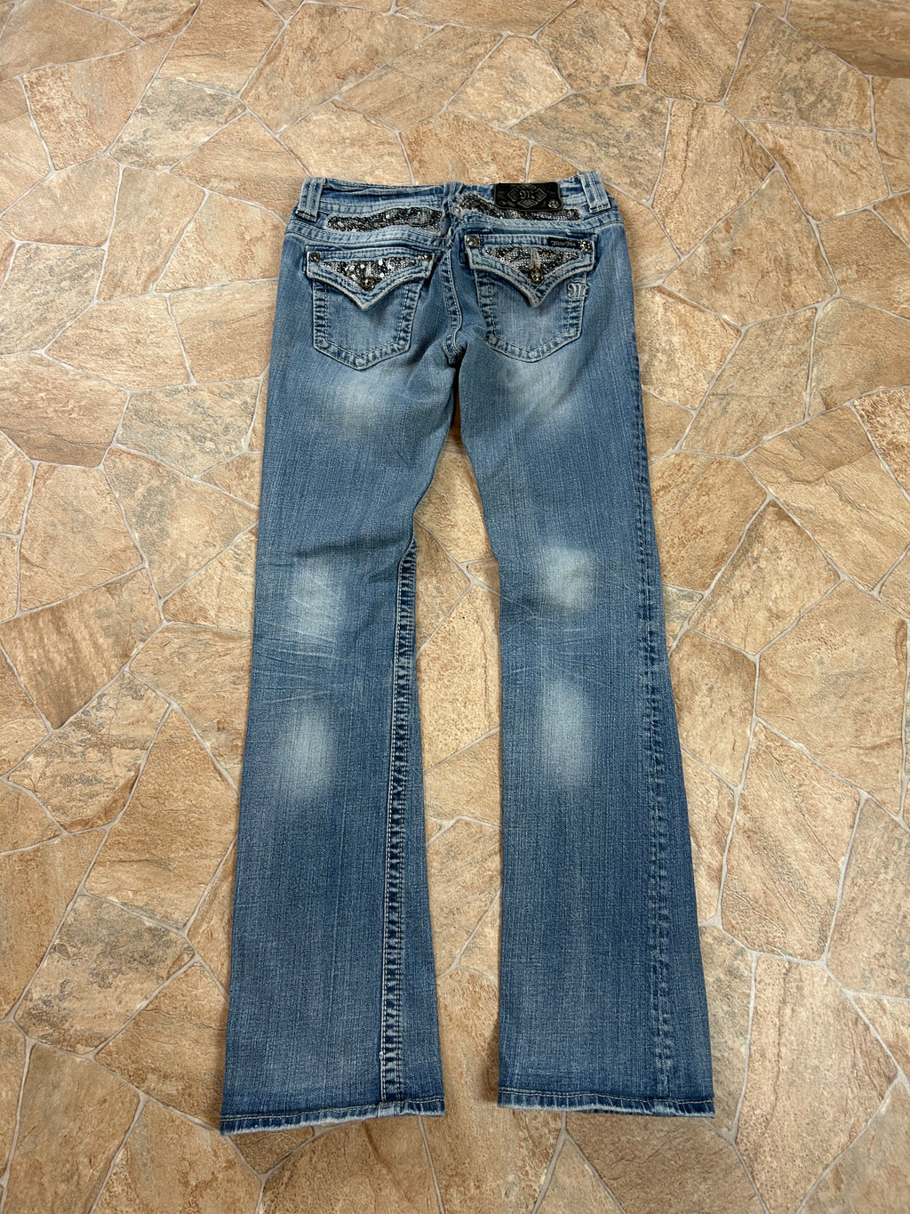 Miss Me Vintage Flared Jeans Easy Bootcut lowwaist, XS