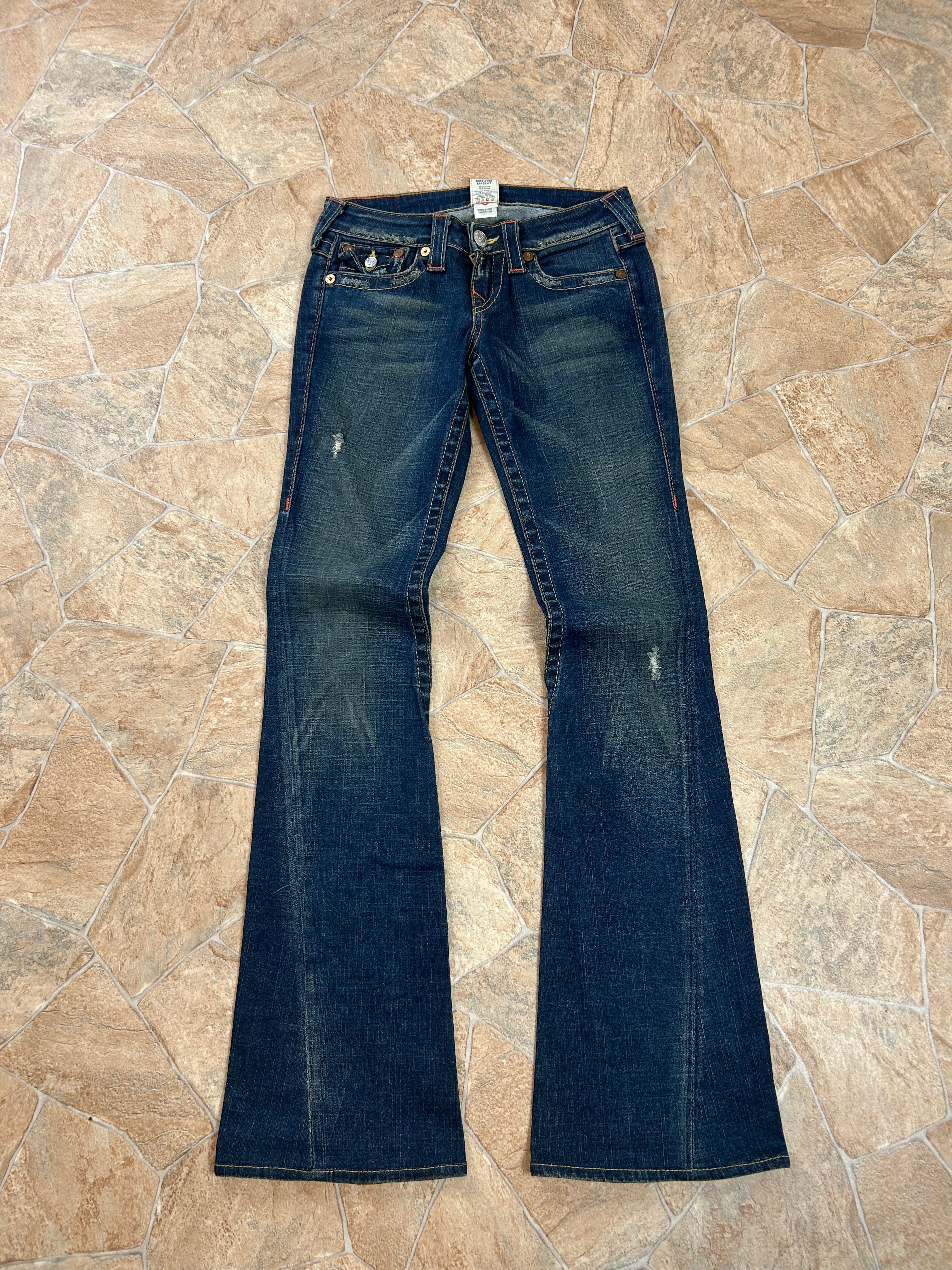 True Religion Vintage Flared Jeans Bootcut lowwaist Joey, XS