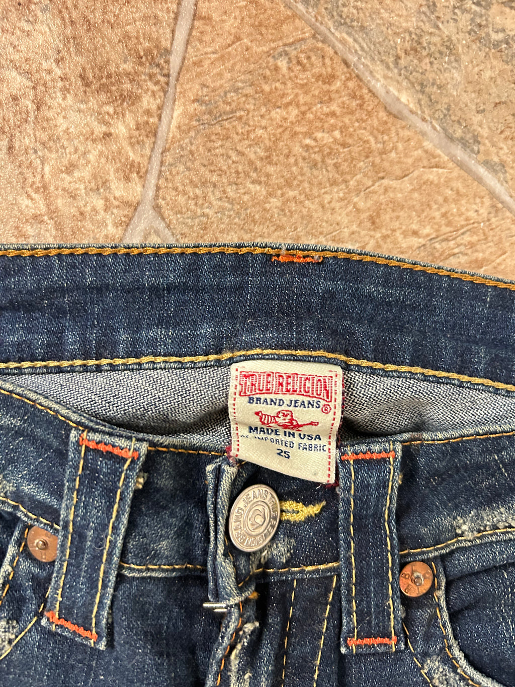 True Religion Vintage Flared Jeans Bootcut lowwaist Joey, XS