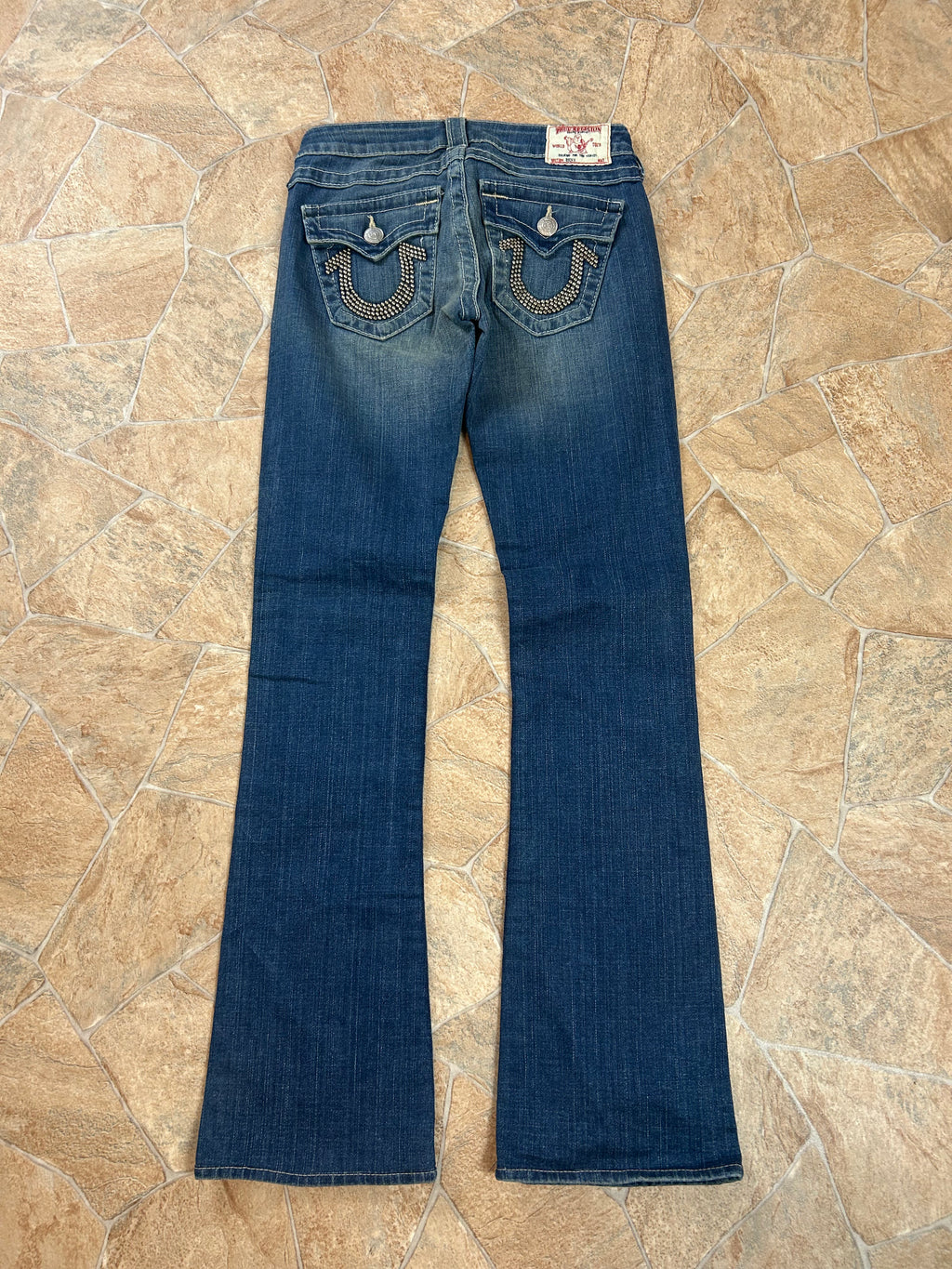 True Religion Vintage Jeans leichter Schlag lowwaist Becky, XS