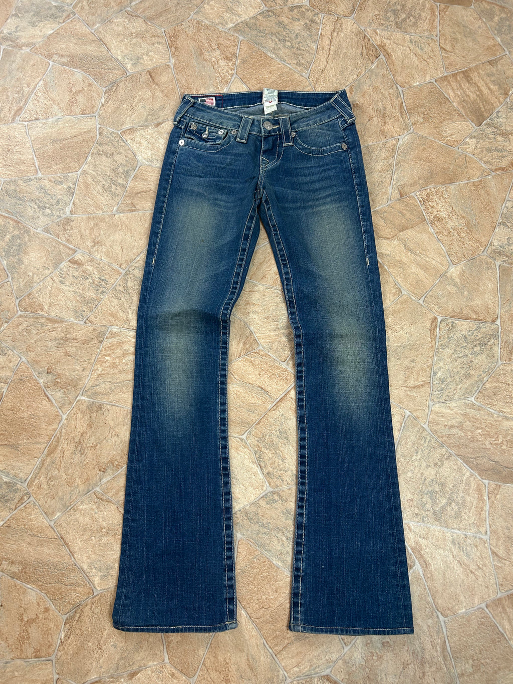 True Religion Vintage Jeans leichter Schlag lowwaist Becky, XS