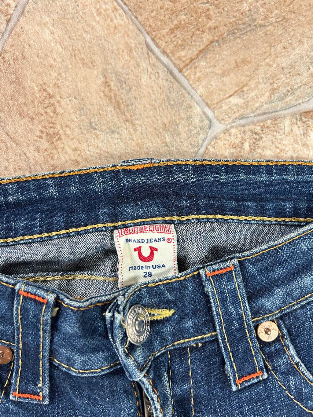 True Religion Vintage Flared Jeans Bootcut lowwaist Joey, S