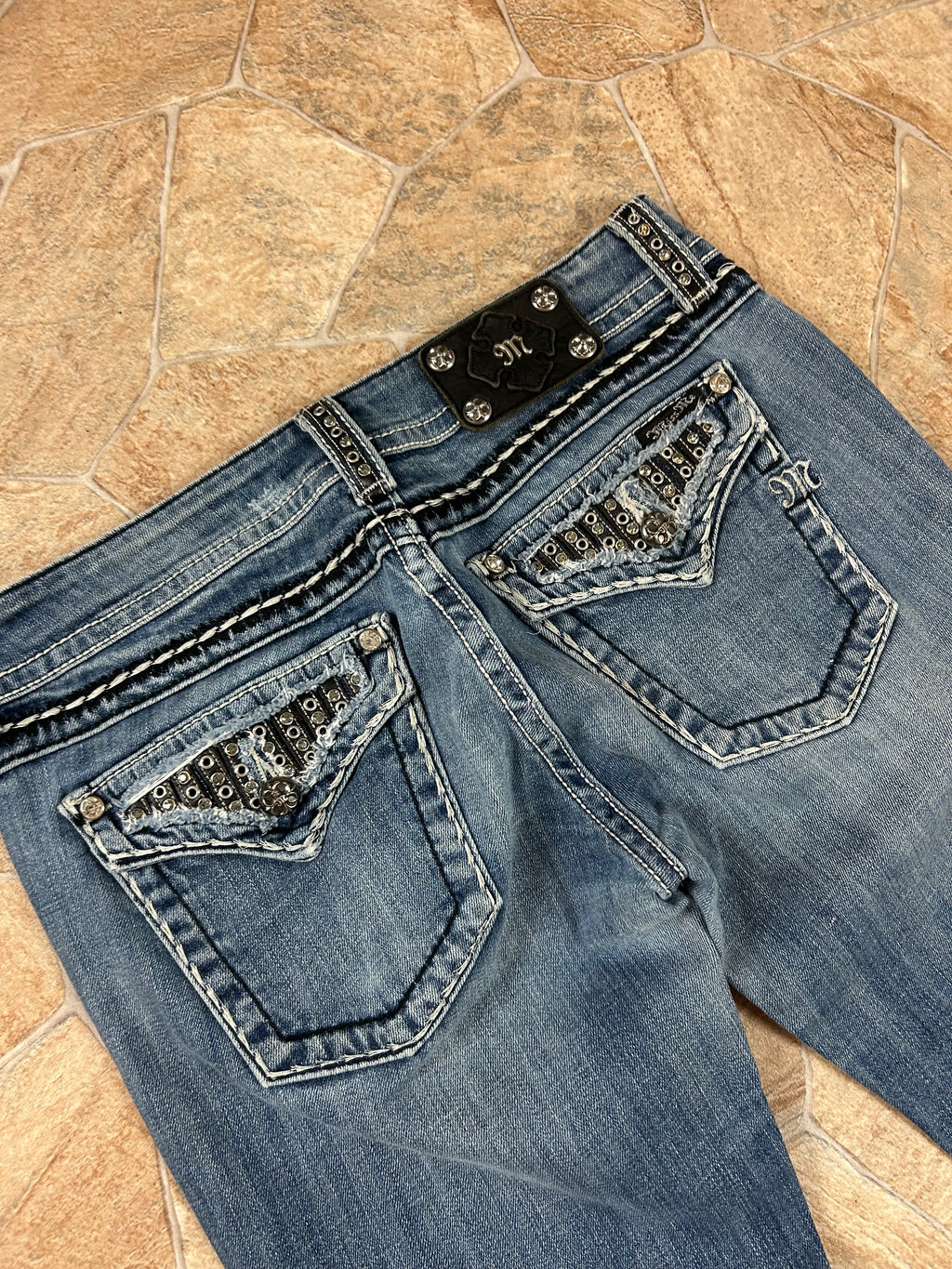 Miss Me Vintage Flared Jeans Bootcut lowwaist, M