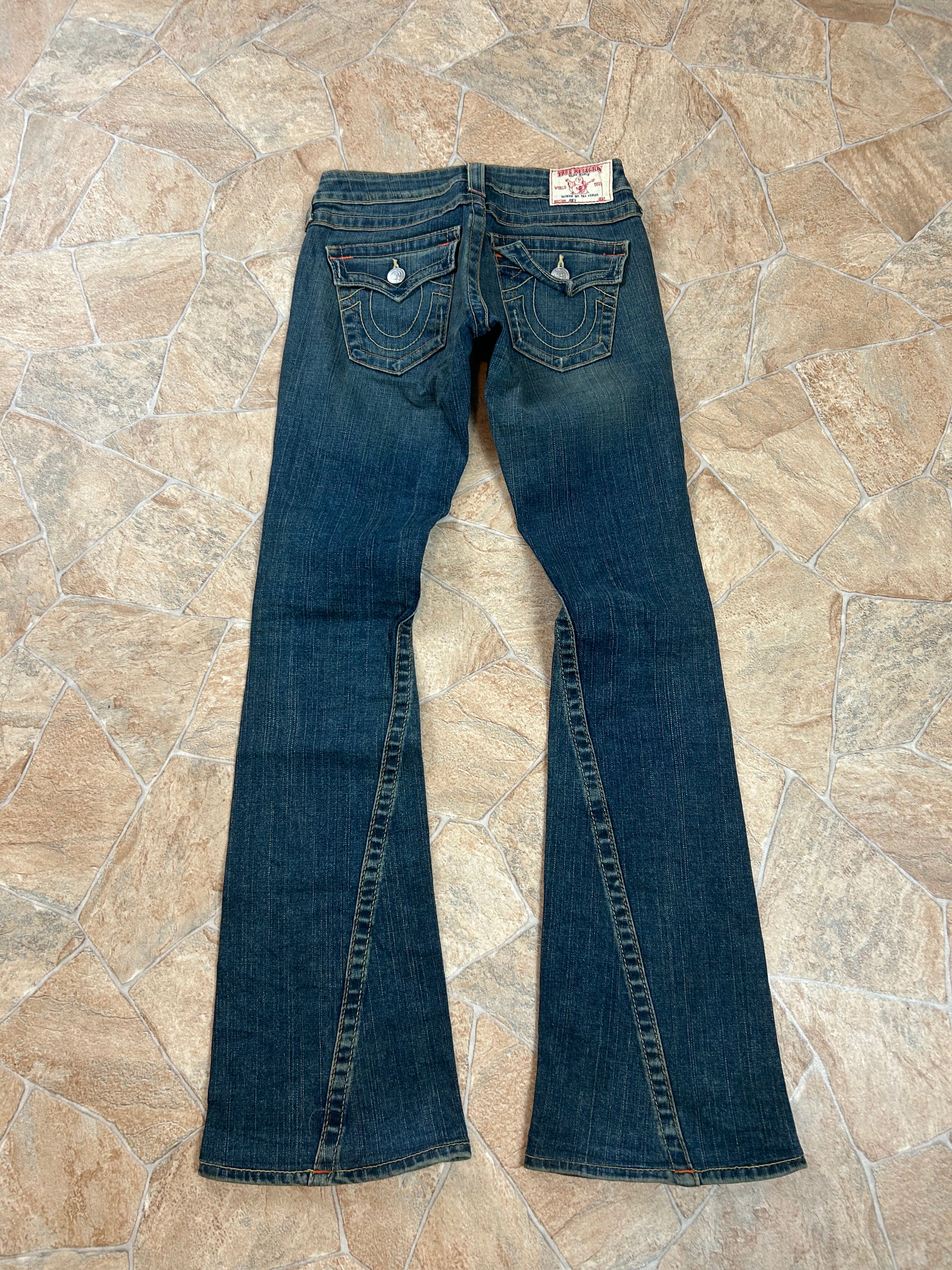 True Religion Vintage Flared Jeans Bootcut lowwaist Joey, XS