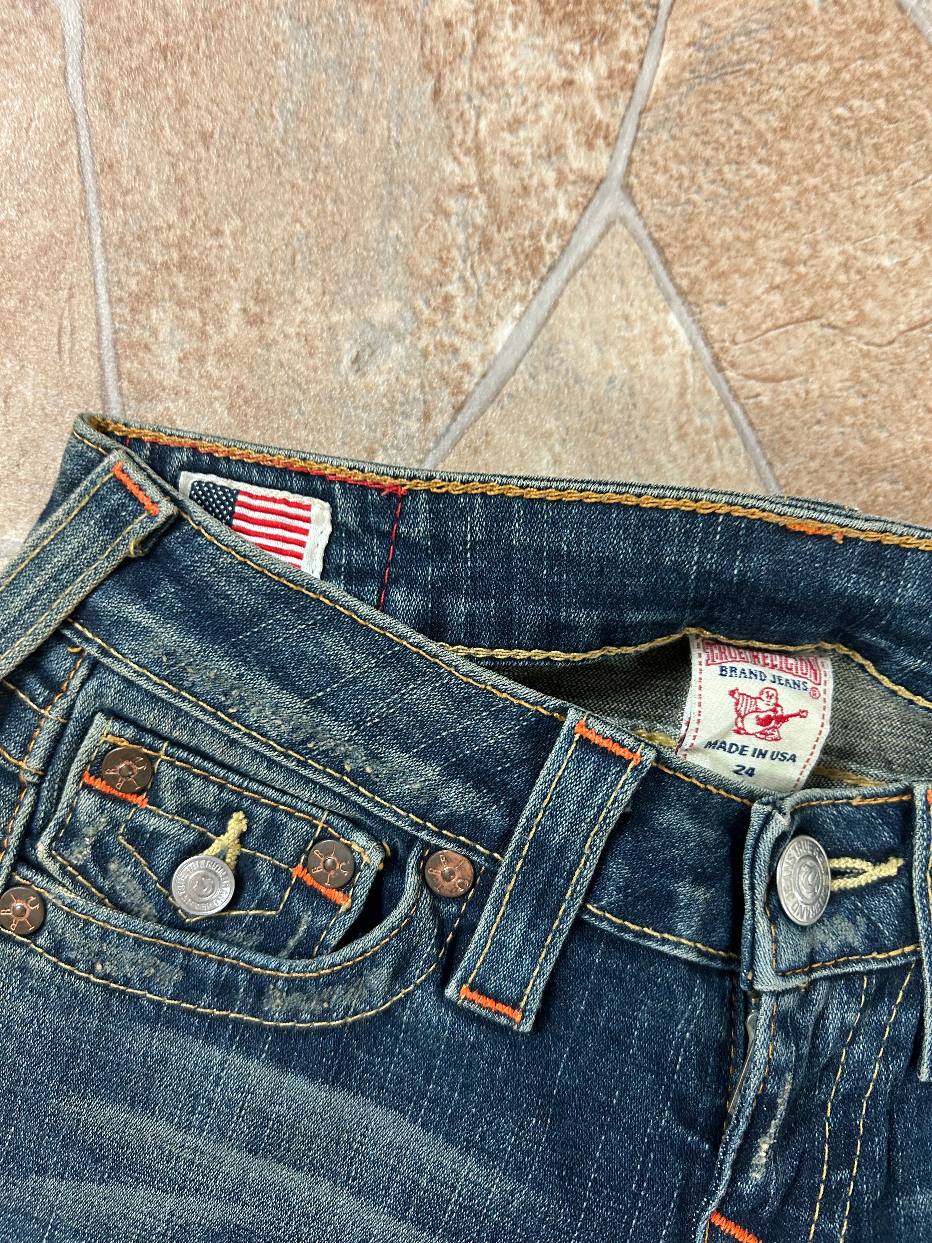 True Religion Vintage Flared Jeans Bootcut lowwaist Joey, XS