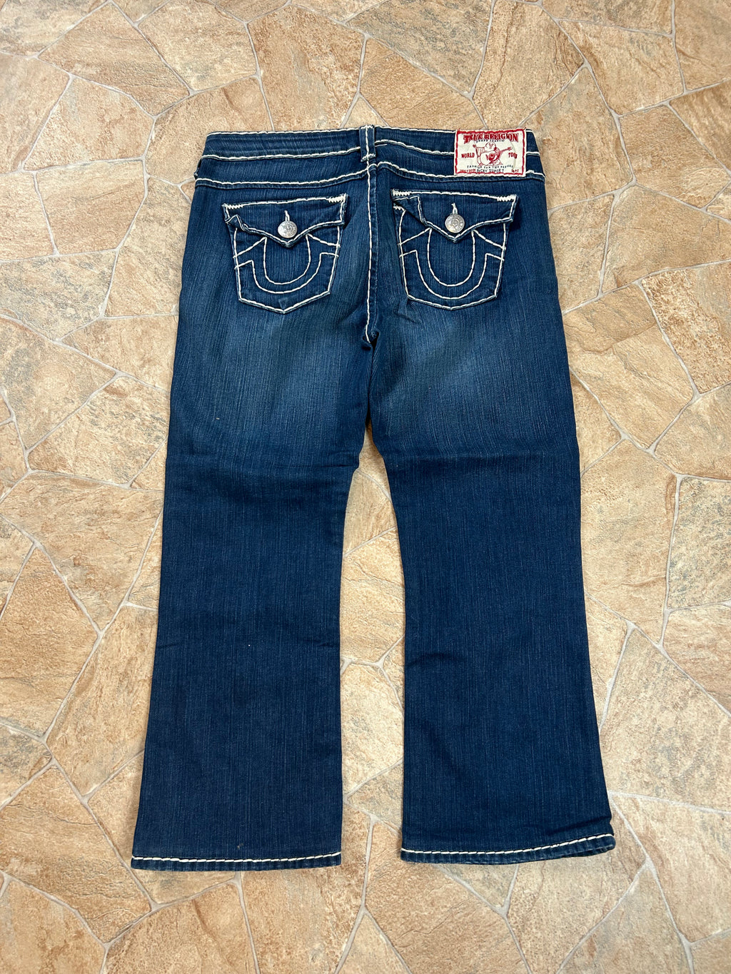 True Religion Vintage Straight Baggy Jeans Becky Super T, M