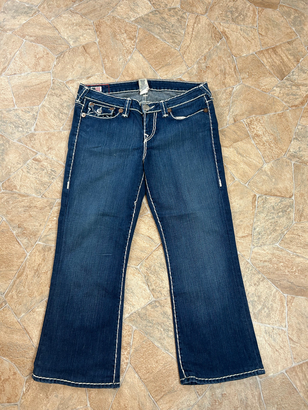 True Religion Vintage Straight Baggy Jeans Becky Super T, M