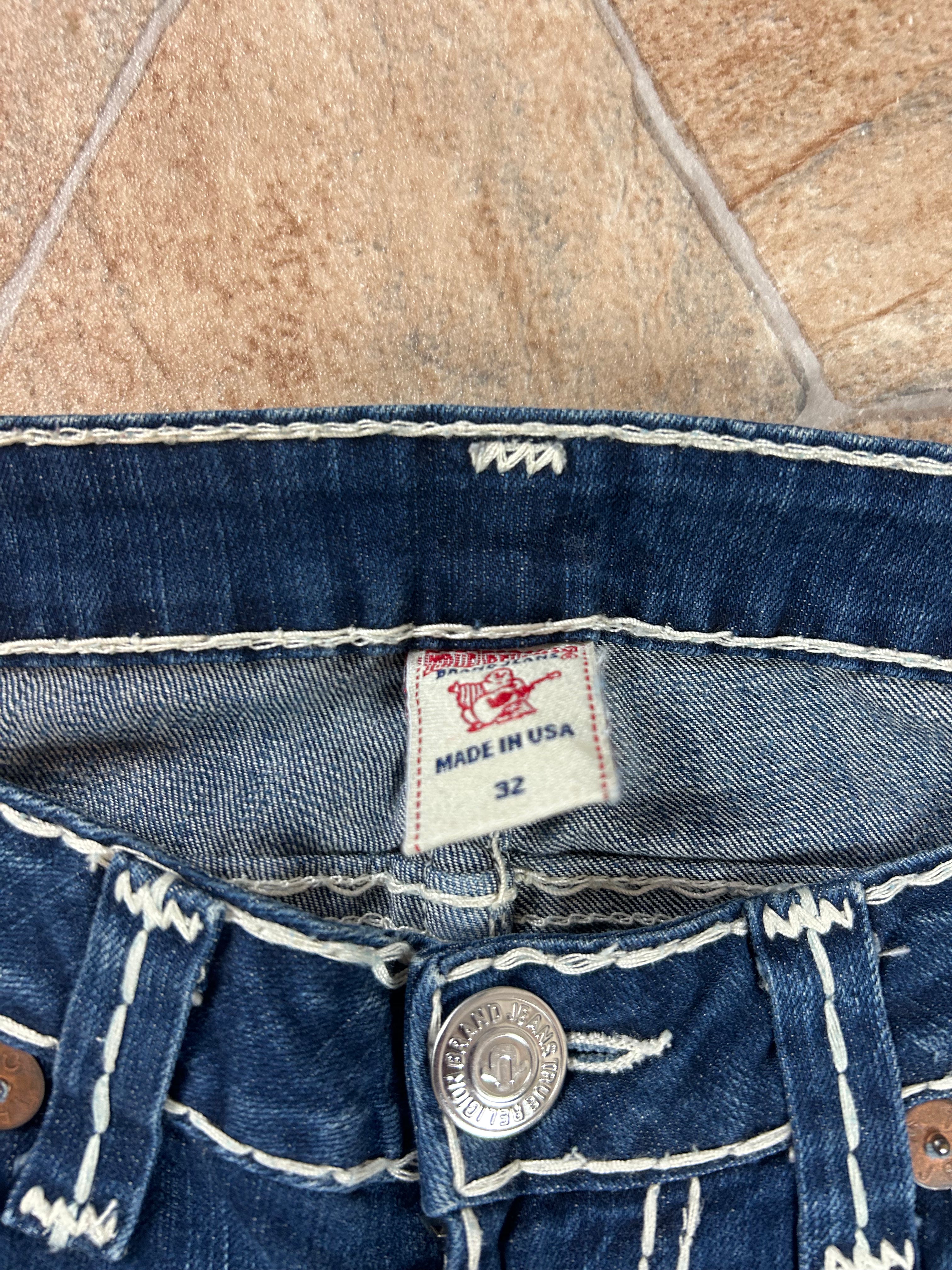 True Religion Vintage Straight Baggy Jeans Becky Super T, M