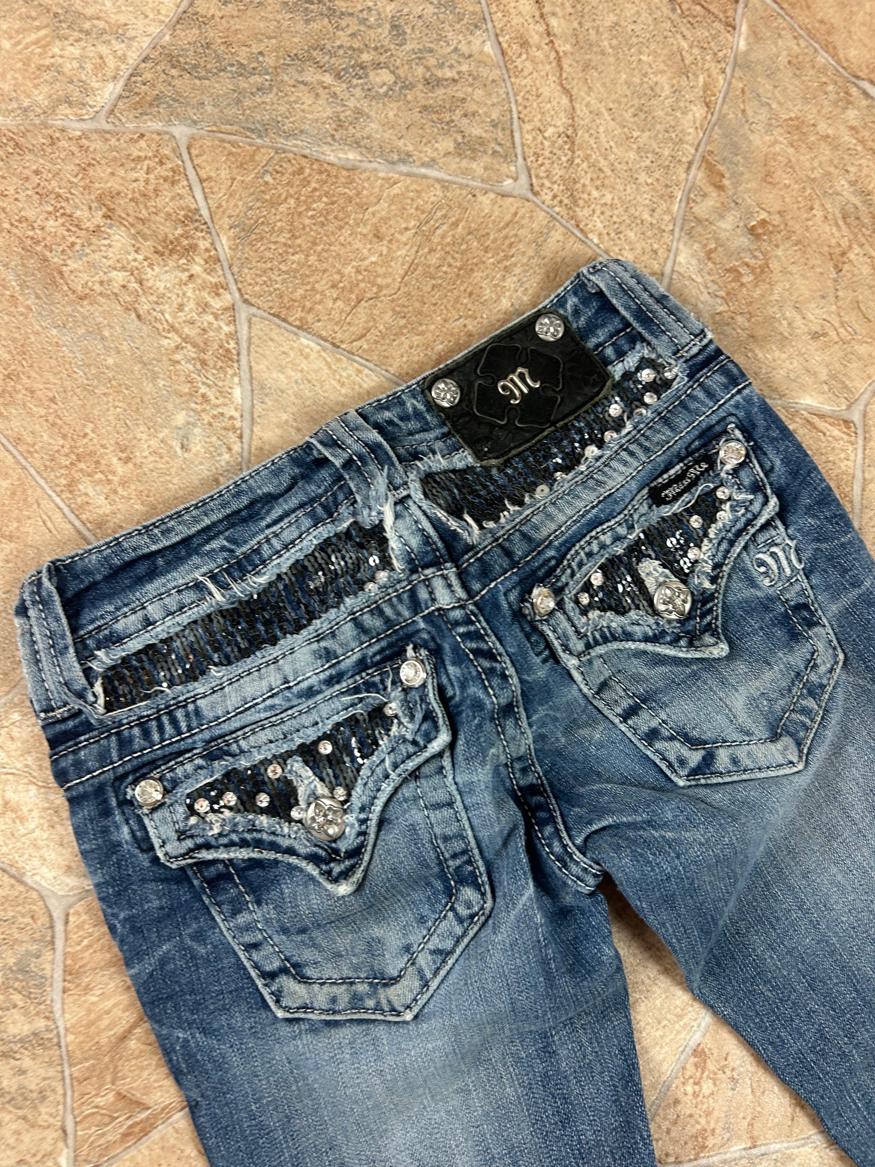 Miss Me Vintage Flared Jeans Bootcut lowwaist, XS