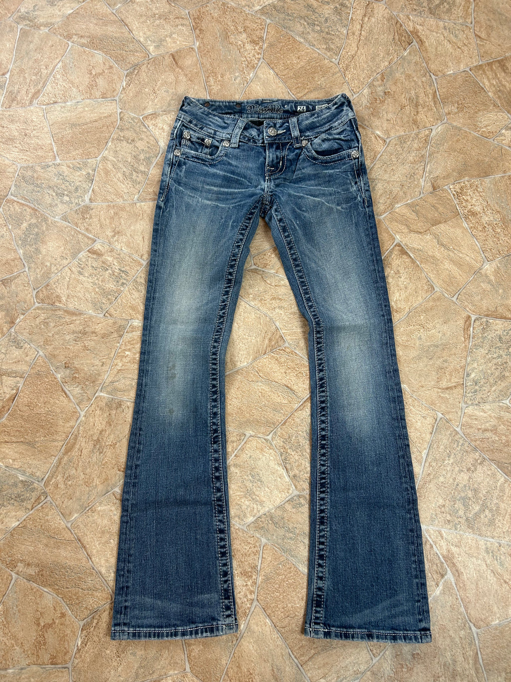 Miss Me Vintage Flared Jeans Bootcut lowwaist, XS