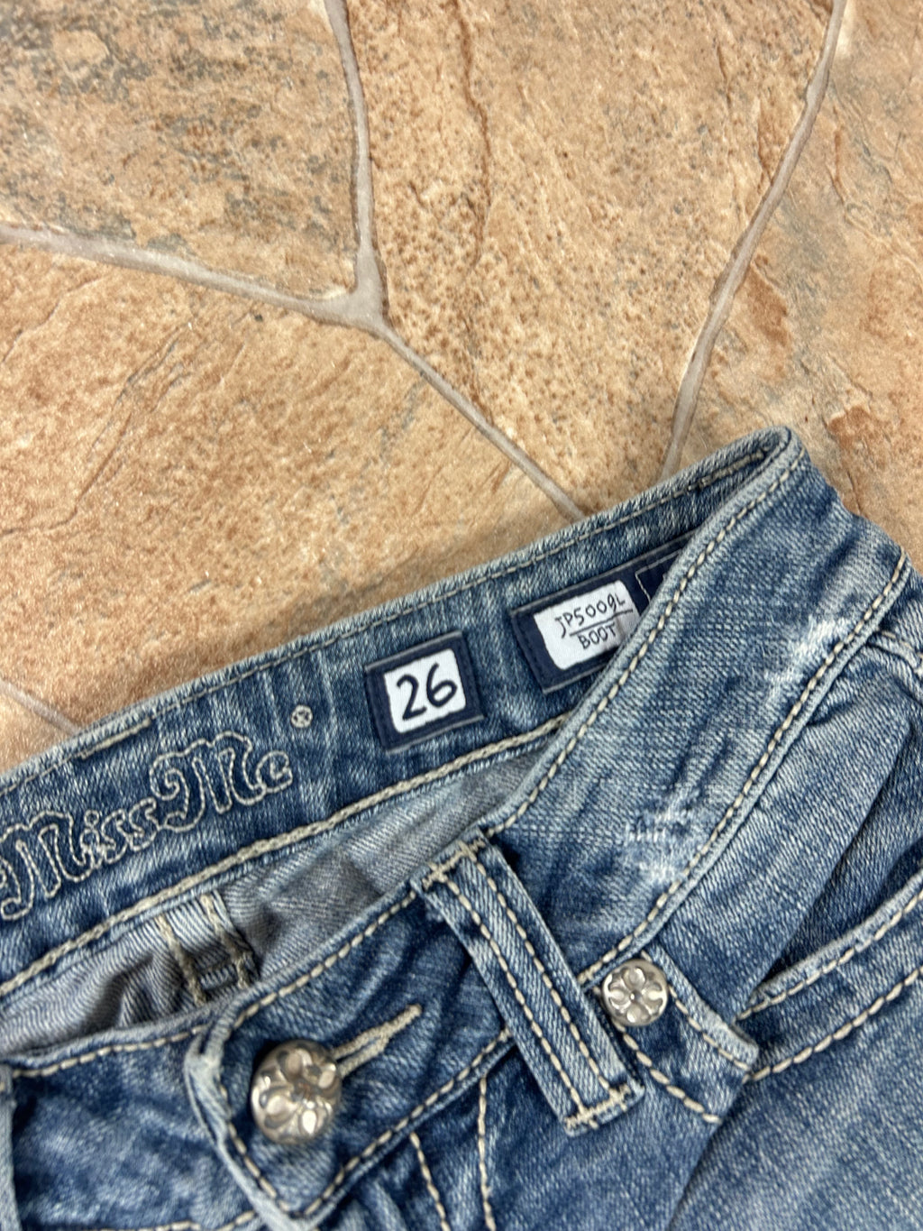 Miss Me Vintage Flared Jeans Bootcut lowwaist, XS