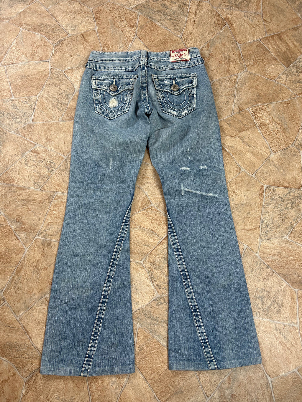 True Religion Vintage Flared Jeans Bootcut lowwaist Joey Big T, XS